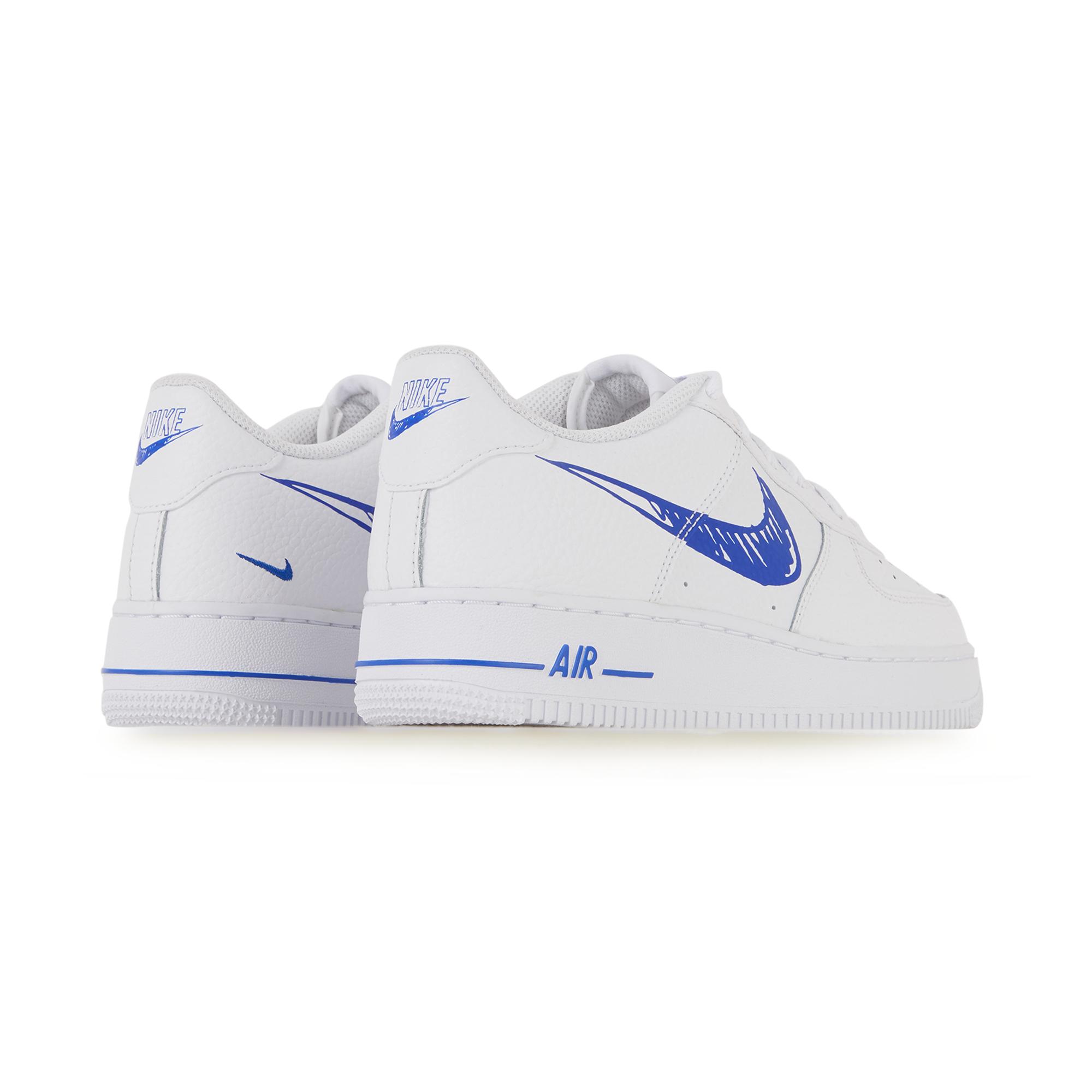 NIKE Sneaker | Homme AIR FORCE 1 LOW Blanc/Bleu ⋆ HSR Audio