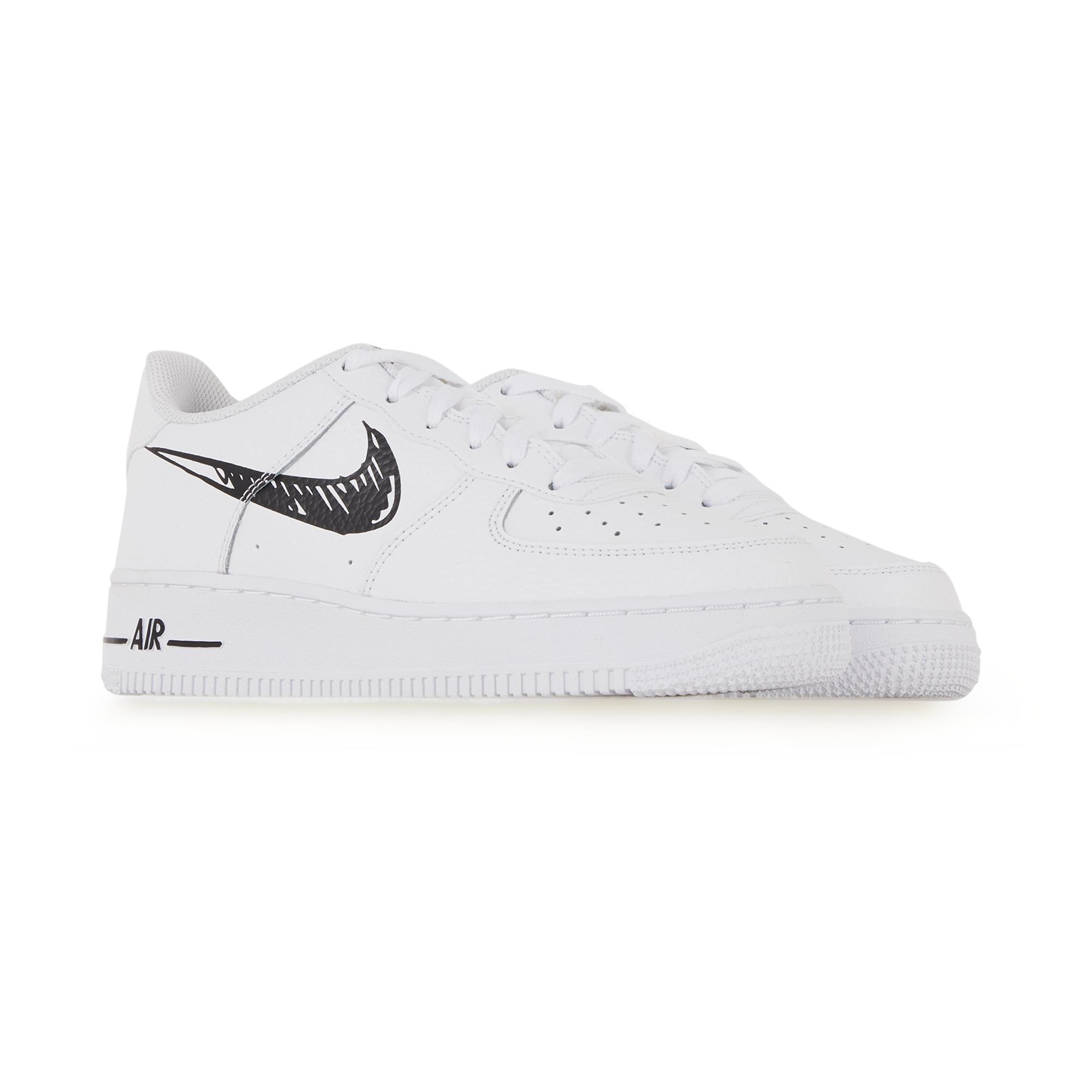 af1 scribble white