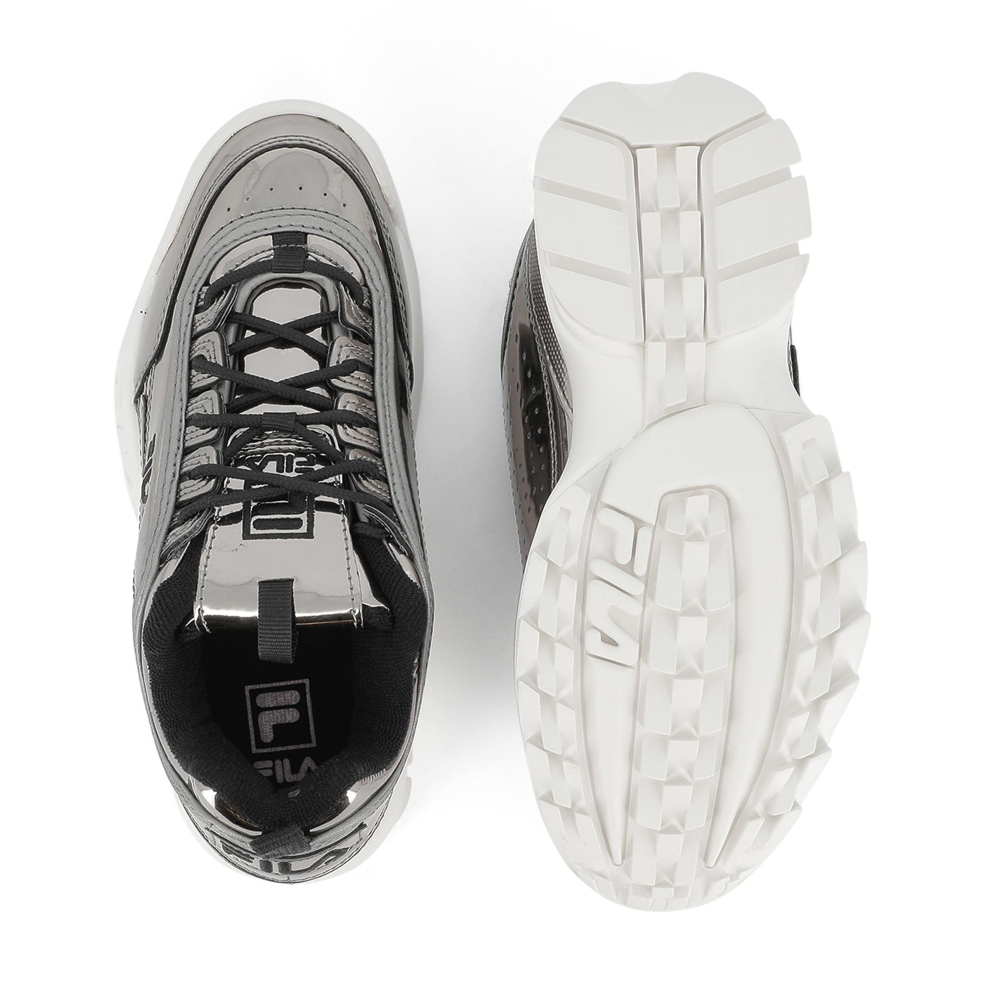 fila disruptor patent gris
