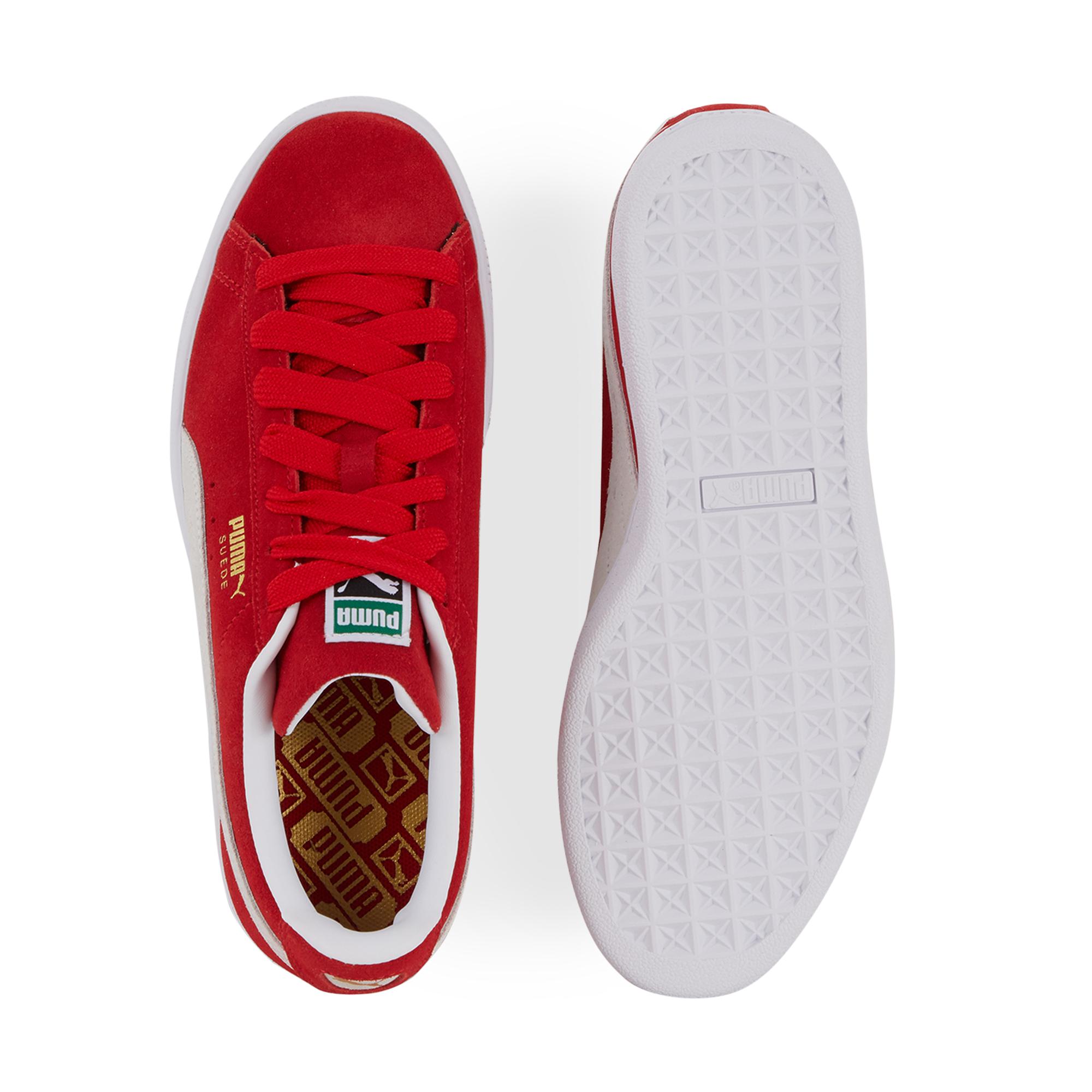 baskets puma suede classic rouge