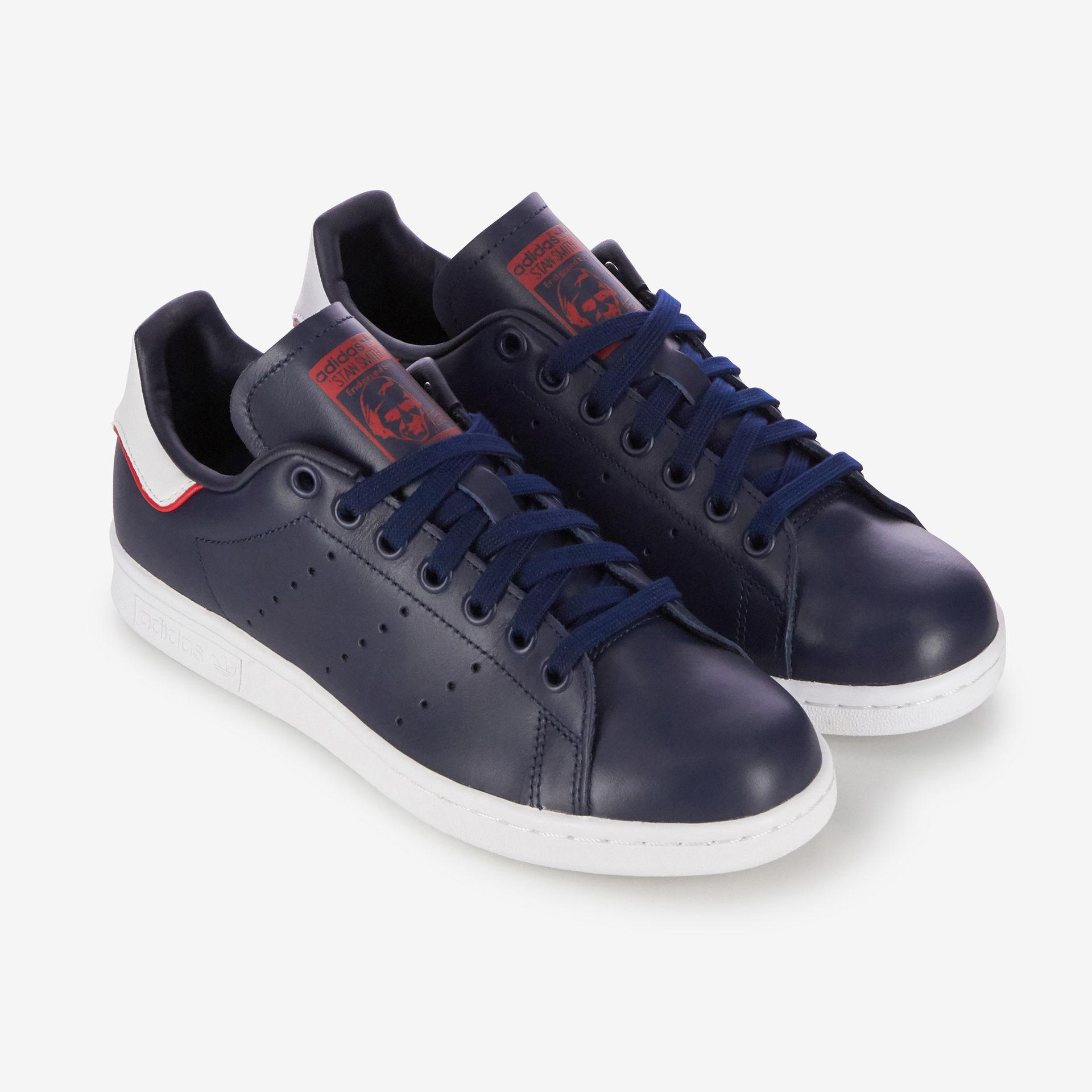 stan smith signature bleu