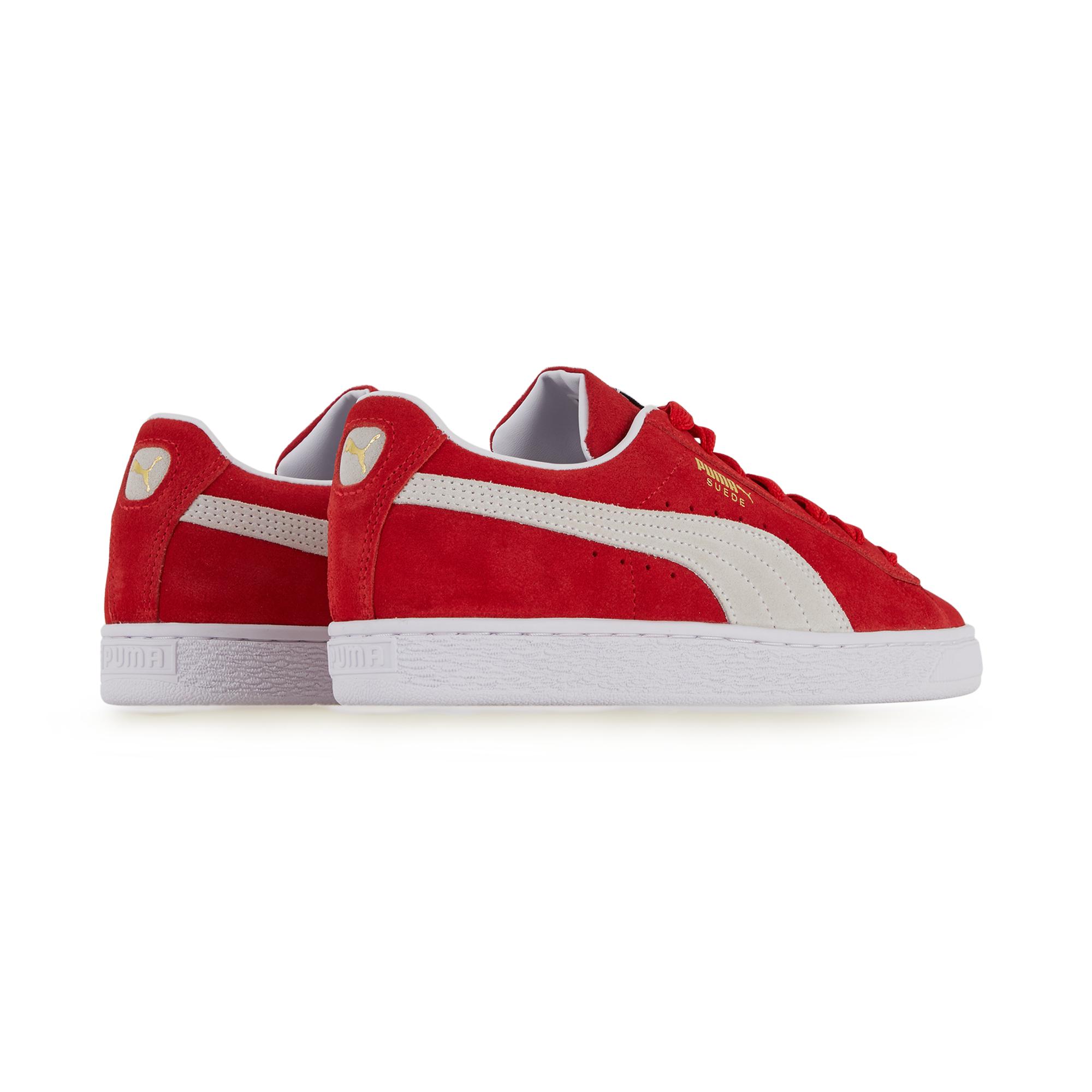 baskets puma suede classic rouge