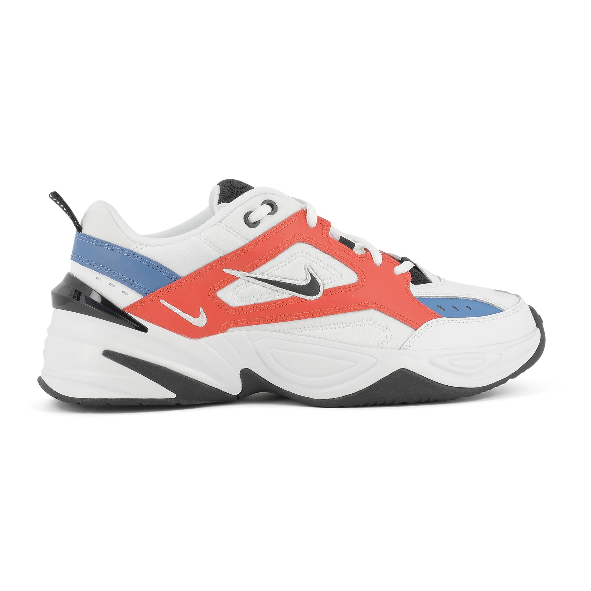 nike m2k tekno orange bleu
