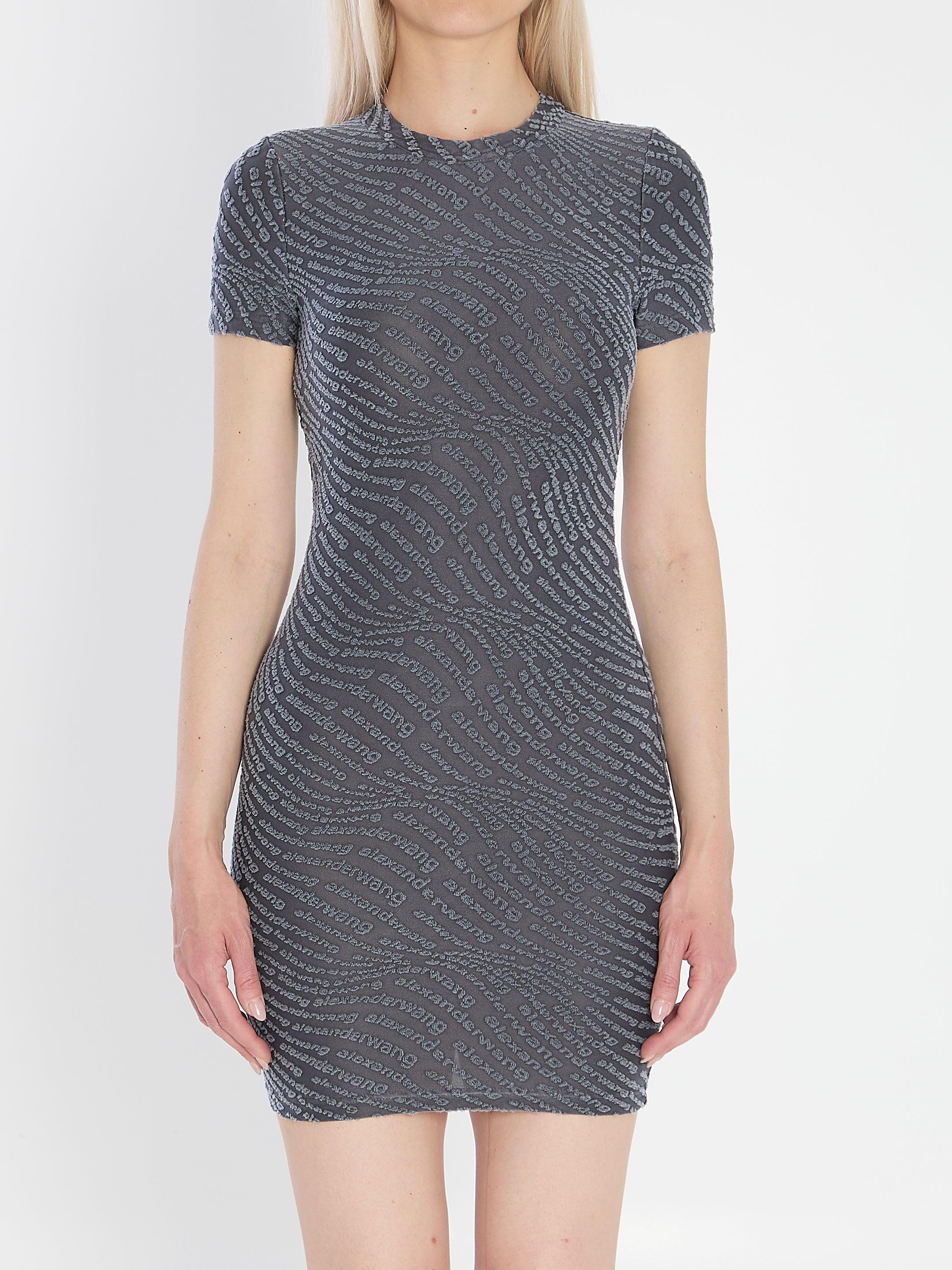 t by alexander wang grey dress Alexander Wang Shrunken Mini Women T-Shirt Dress