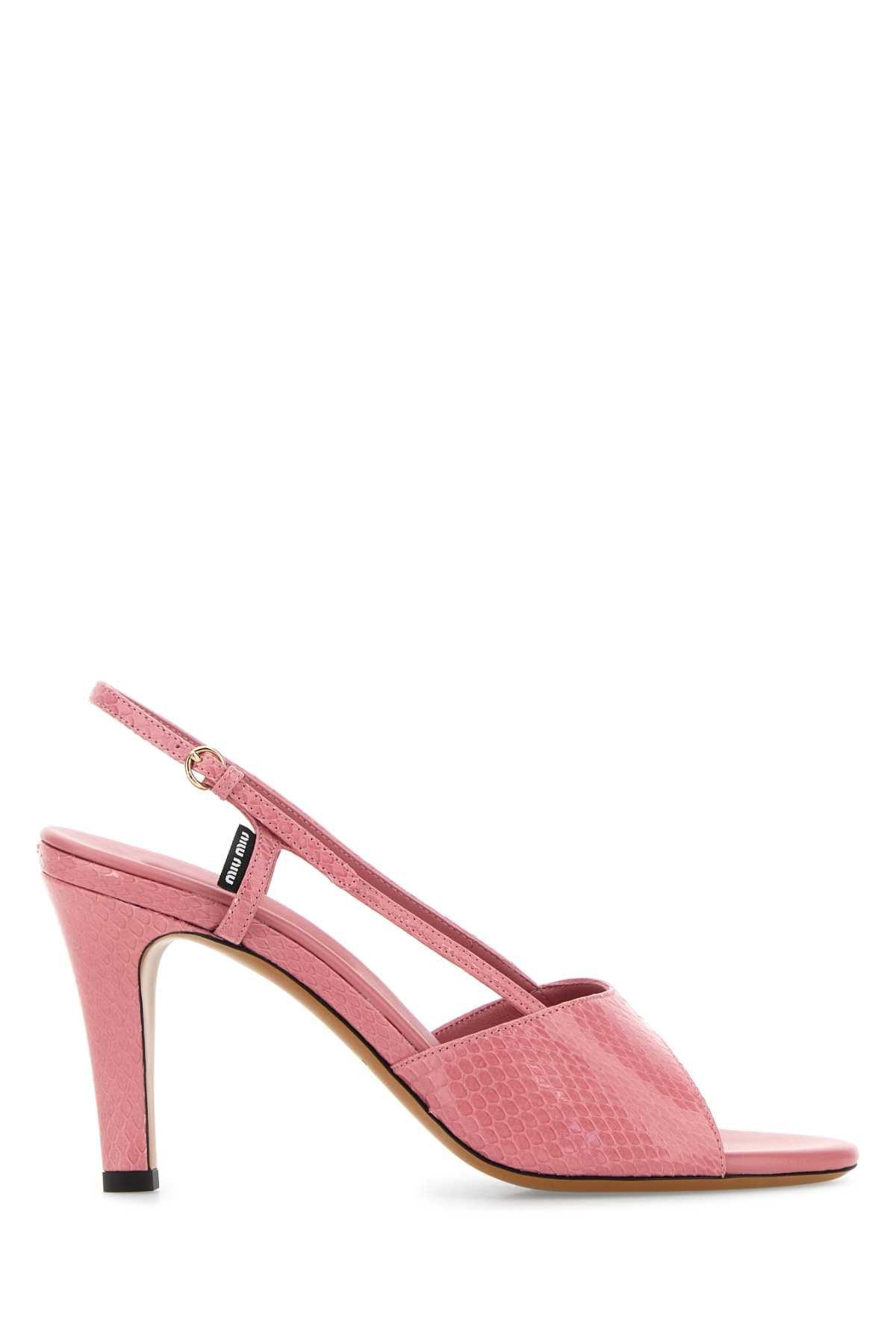 Pink Miu Miu Heels for Women | Lyst