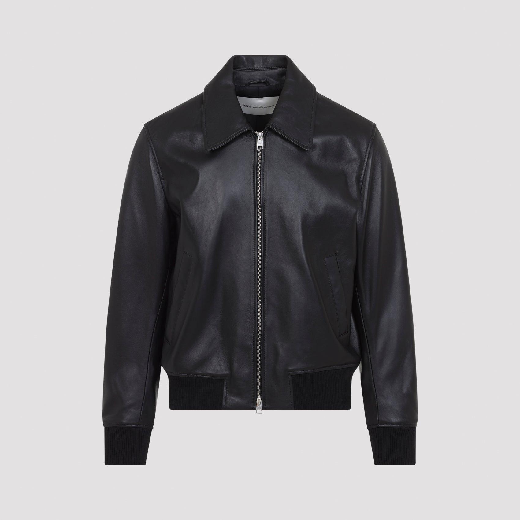 Ami Paris Leather jackets for Men | Online Sale up to 54% off | Lyst