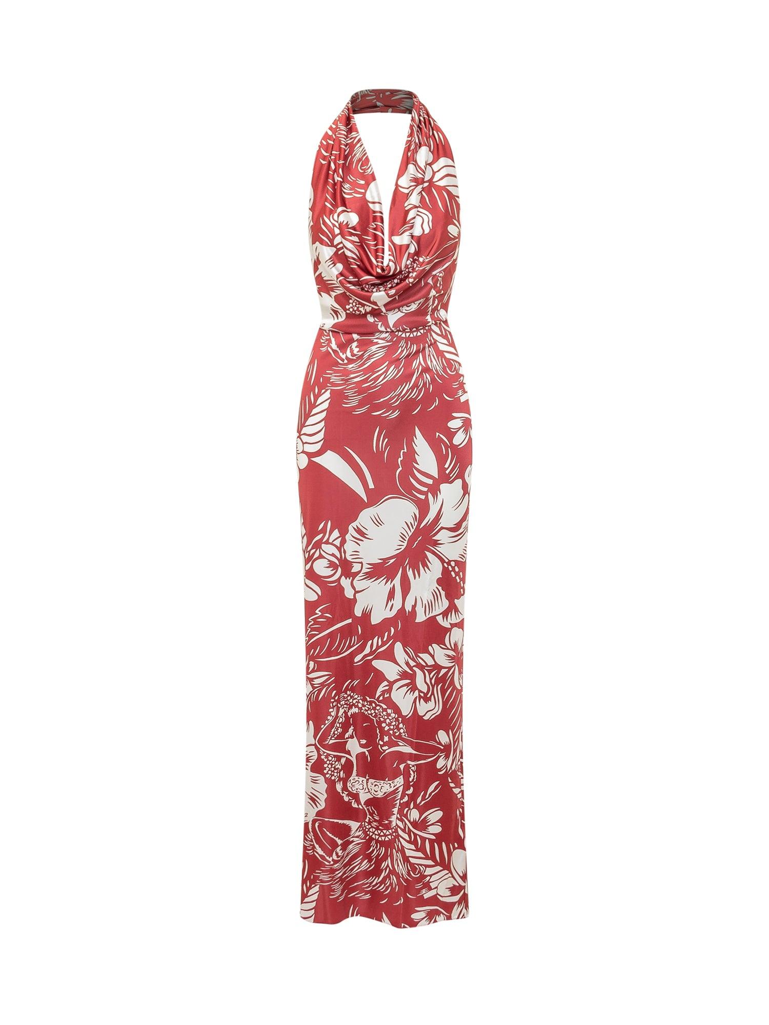 slim fit dress slacks Urszula Black Floral Lace Corset Maxi Dress main image 0