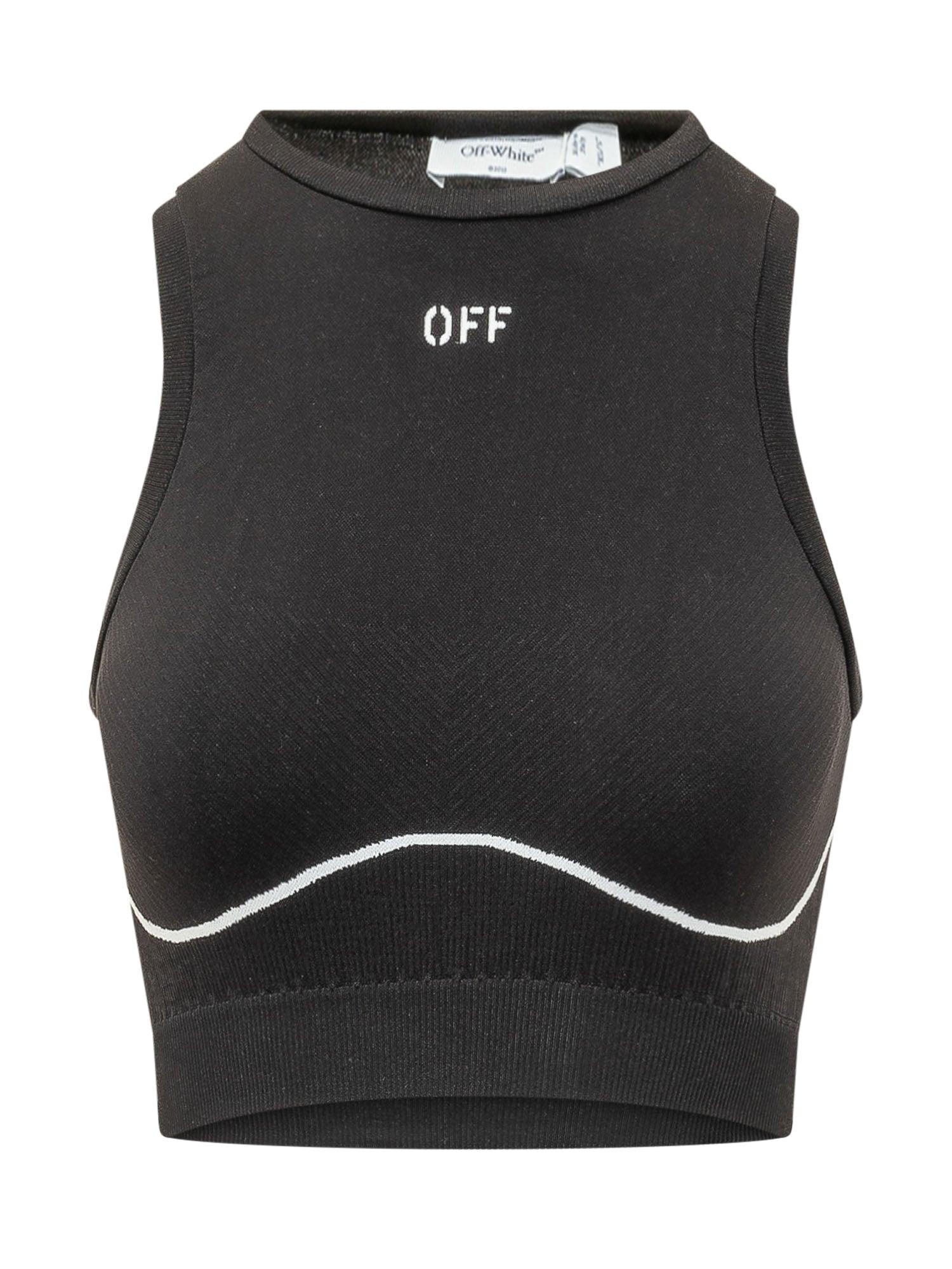 OFF WHITE ロゴタンクトップ　36 Off-White c/o Virgil Abloh Sleeveless and tank tops for Women