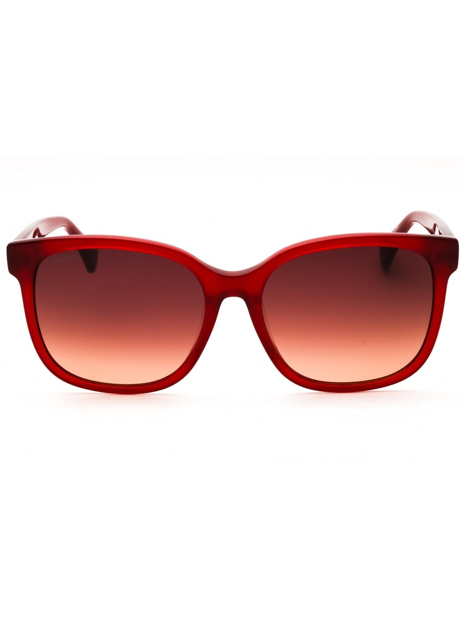 MaxMara Translucent Red Oversized Square Glimpse Sunglasses NWOT Max Mara Sunglasses Gold Square MM0002-H 31F 60 Women - Designer main image 4