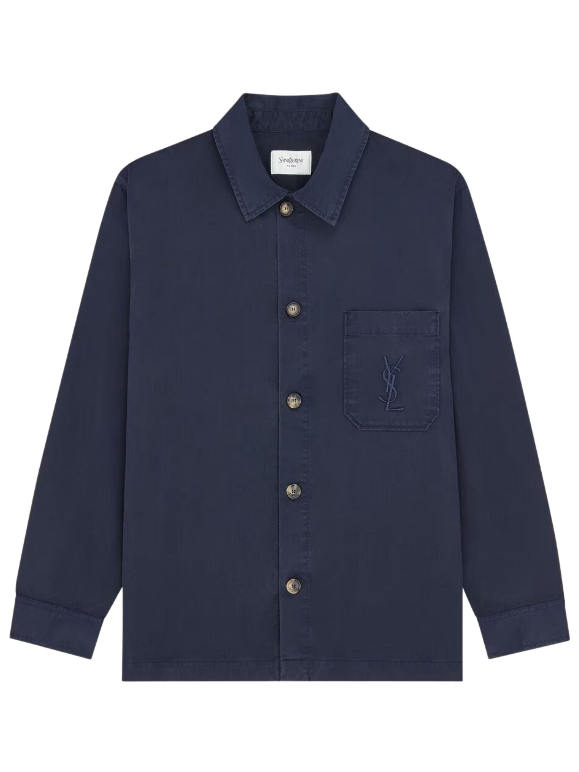 saint laurent mens dress shirt Saint Laurent Striped Shirt - Red - Men