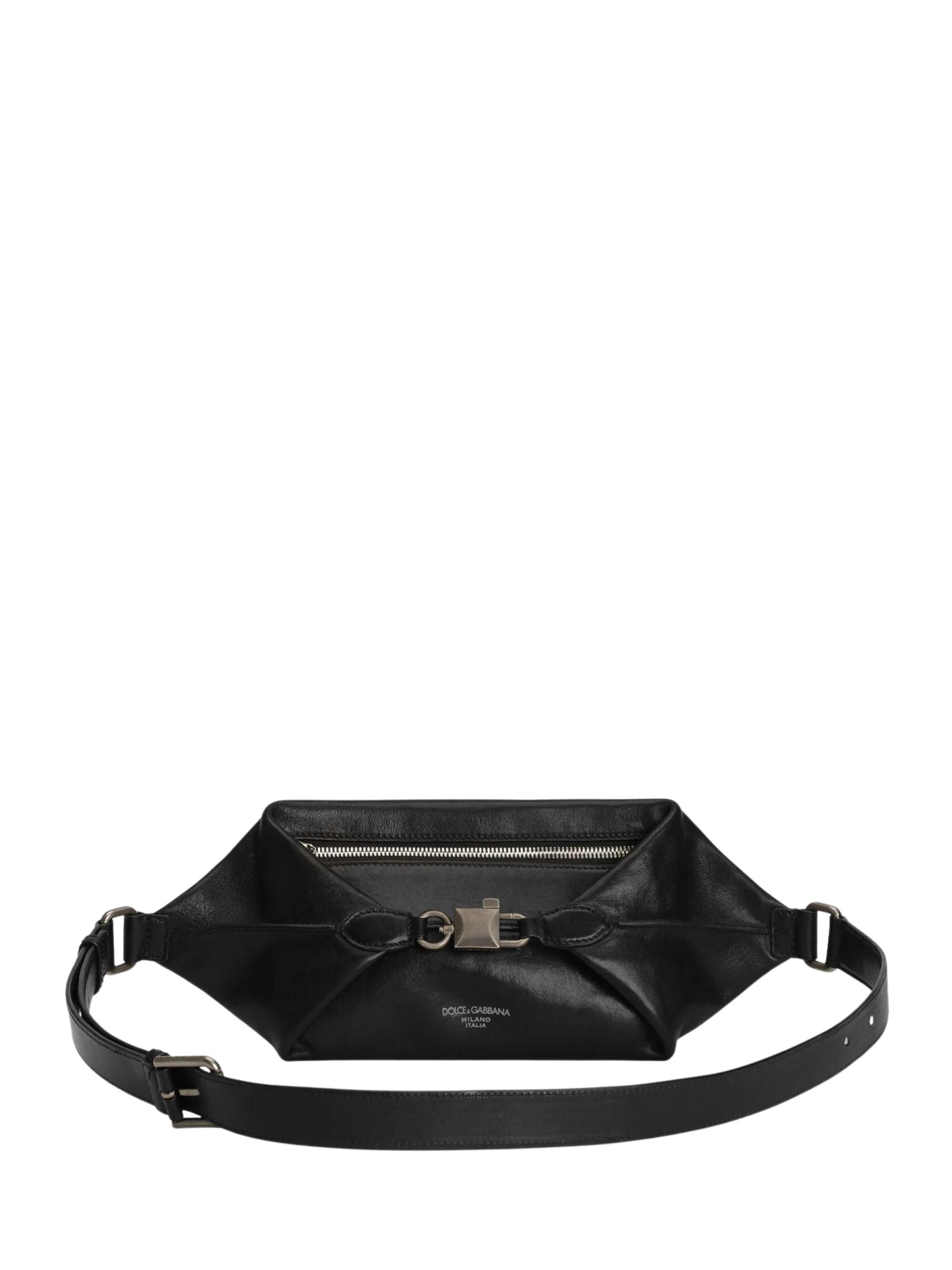dolce-gabbana-Black-Lock-Belt-