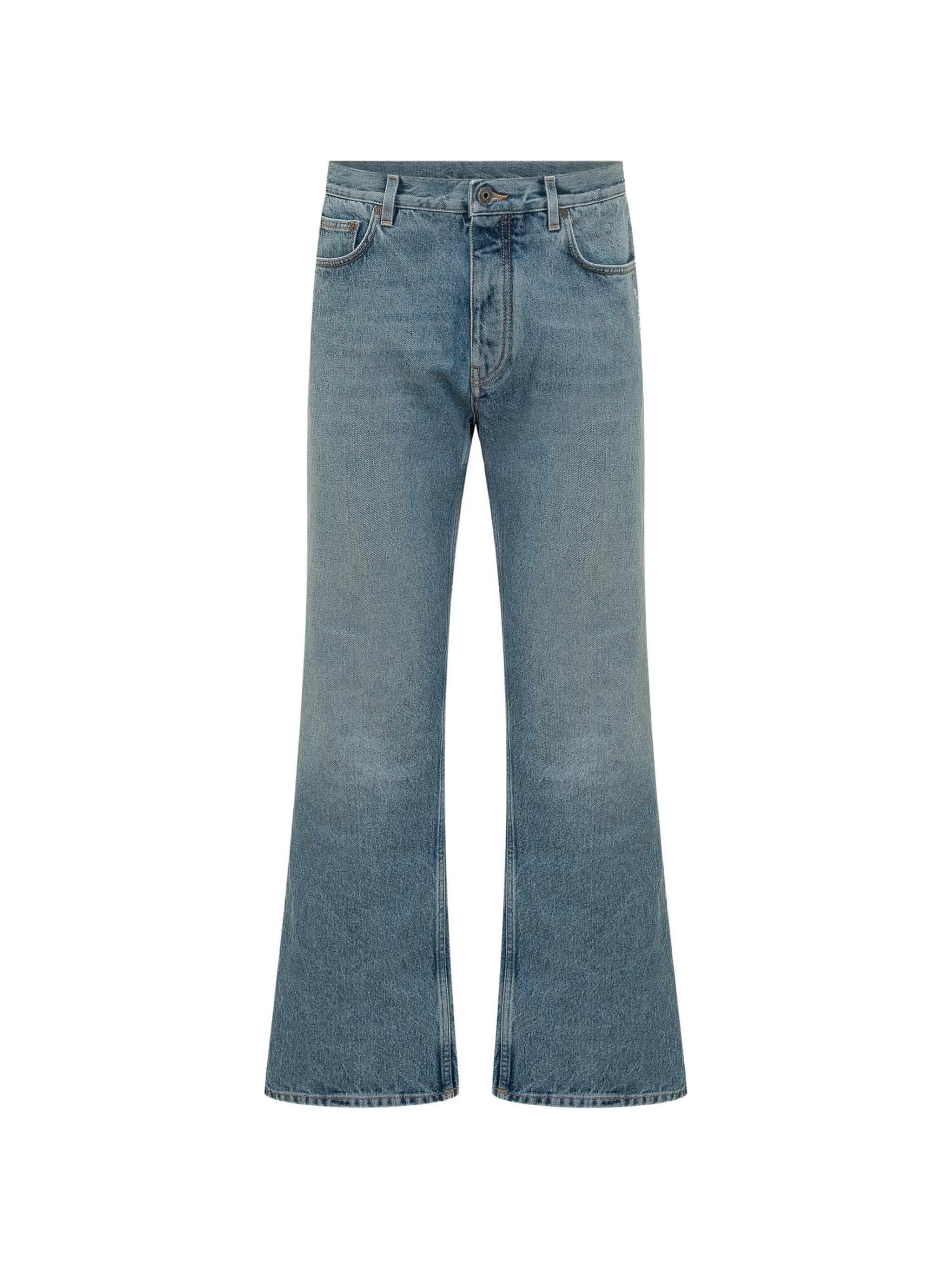 Off-White c/o Virgil Abloh Wide-leg jeans for Women | Online Sale 