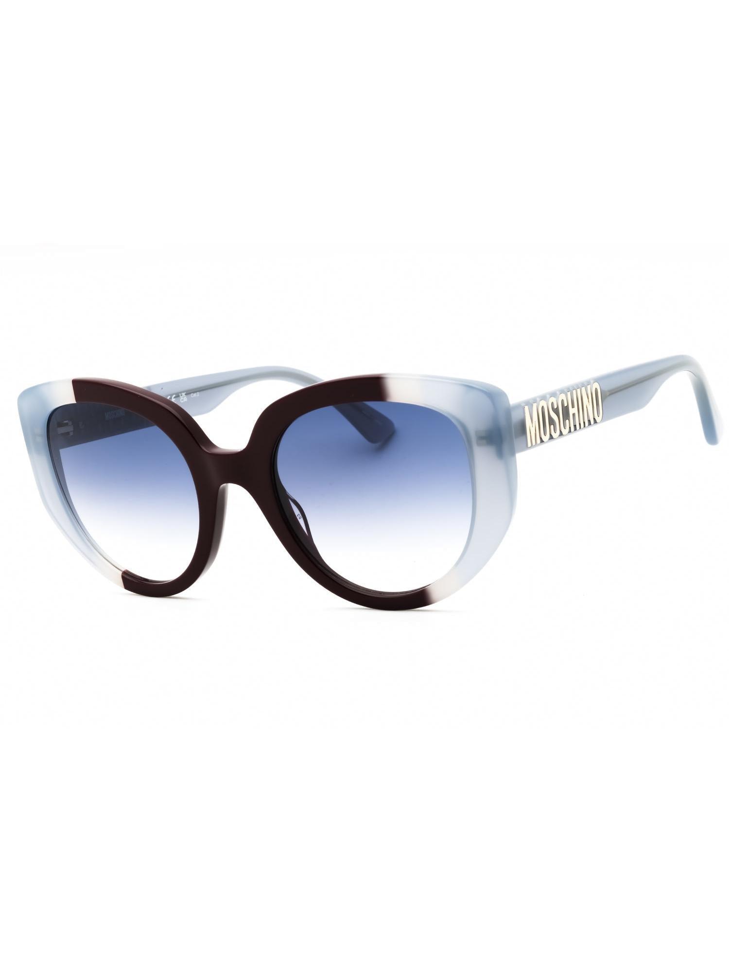 Moschino MOS181/S Sunglasses Blue Plastic Cat-Eye Sunglasses Moschino Mos181/S 207698 C9A 9O 207698 Woman  main image 2