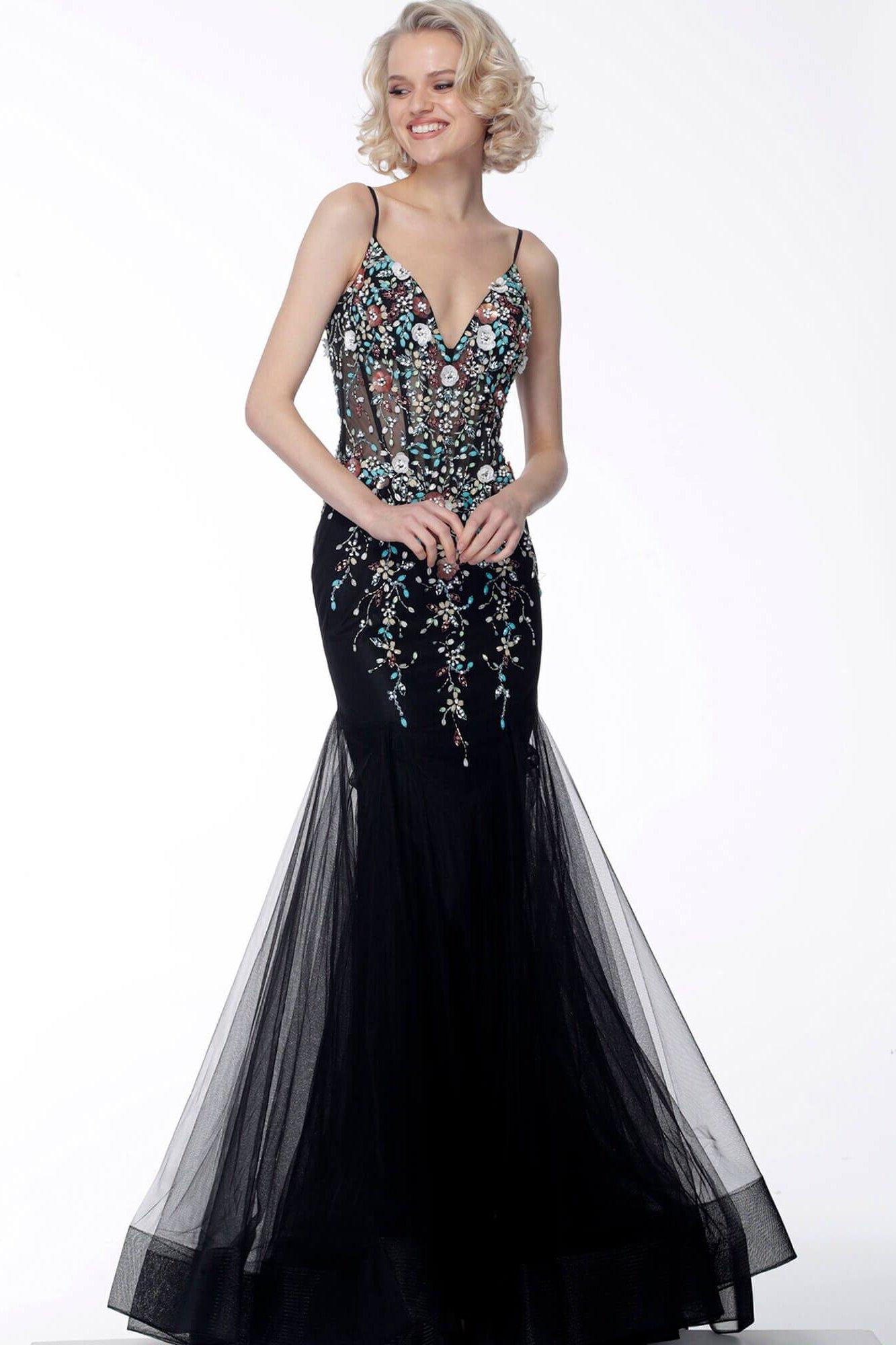 embellished mermaid gown
