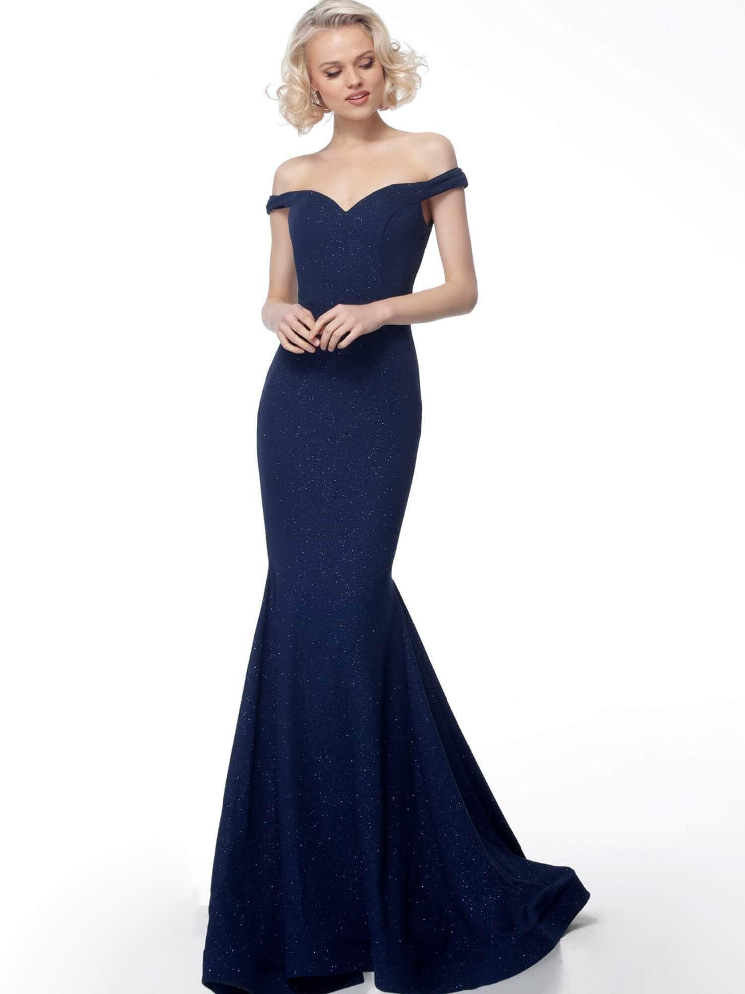 jovani off the shoulder gown