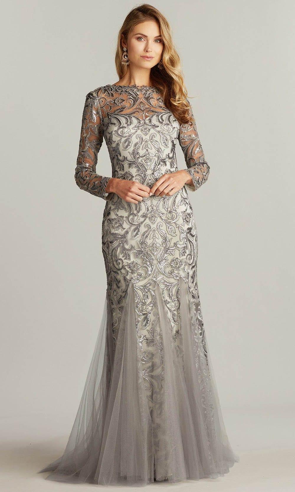 Tadashi Shoji Mother Of The Bride Dresses Tadashi Shoji Btn22102l Lippold Sequin-embroidered Tulle Gown | Lyst