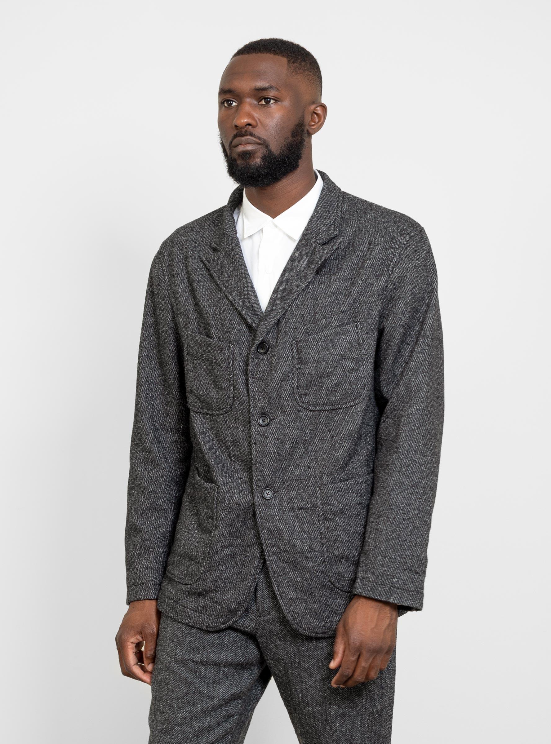Engineered Garments Wool Blend Homespun Nb Jacket in Gray for Men 