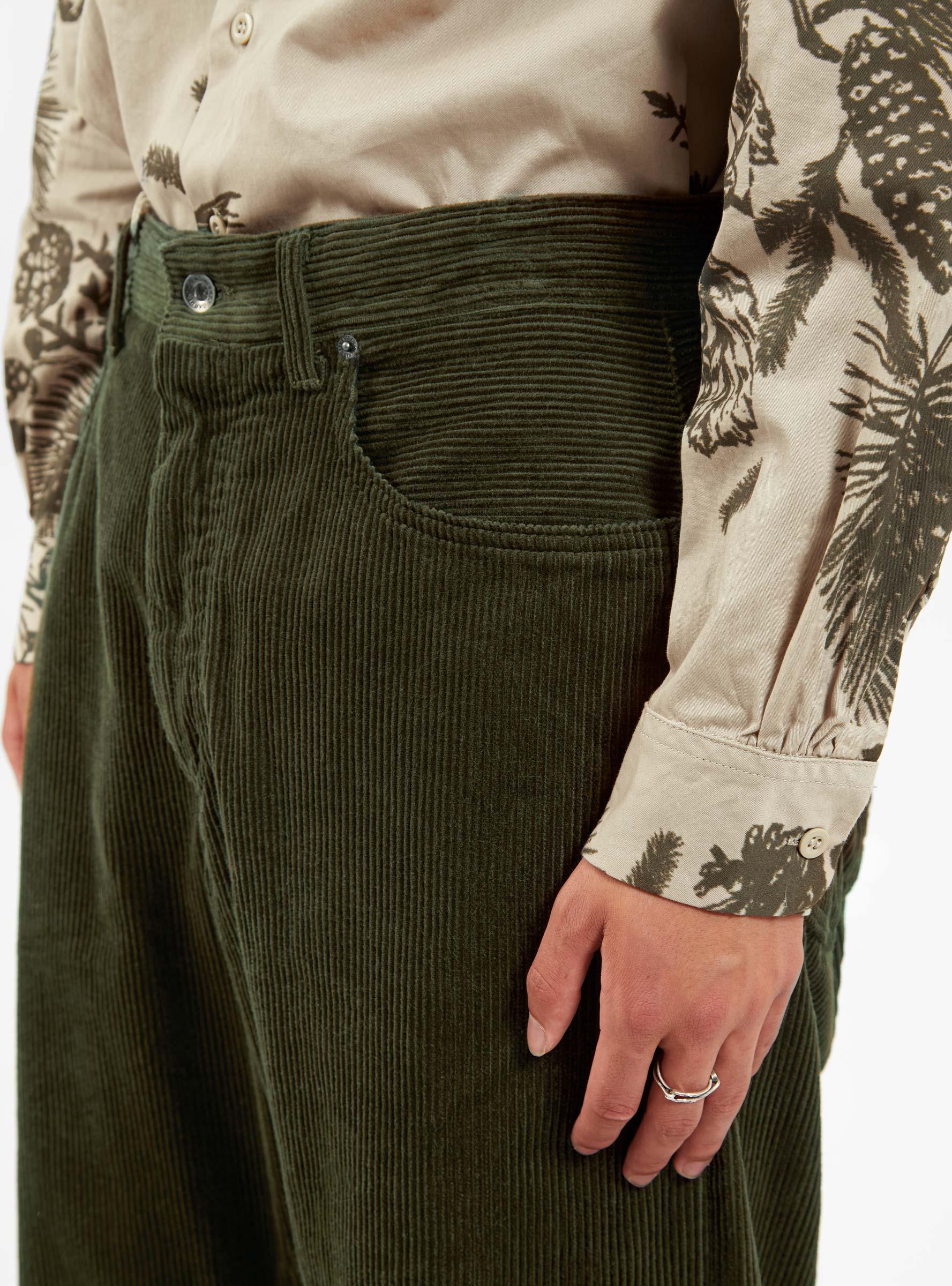 Engineered Garments Rf 8w Corduroy Trousers Olive in Green for Men