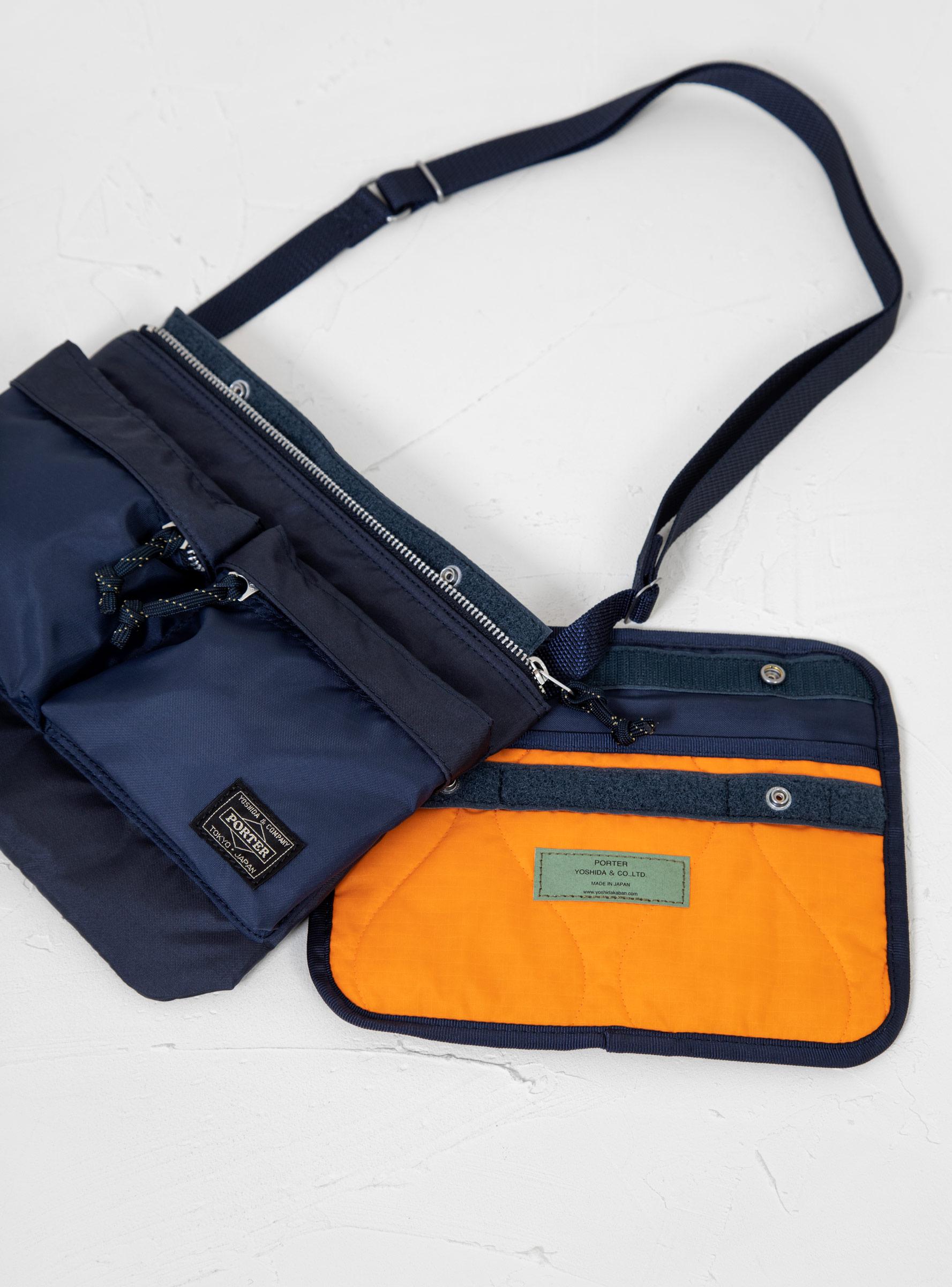Porter-Yoshida & Co. Force Shoulder Pouch in Navy | End Clothing