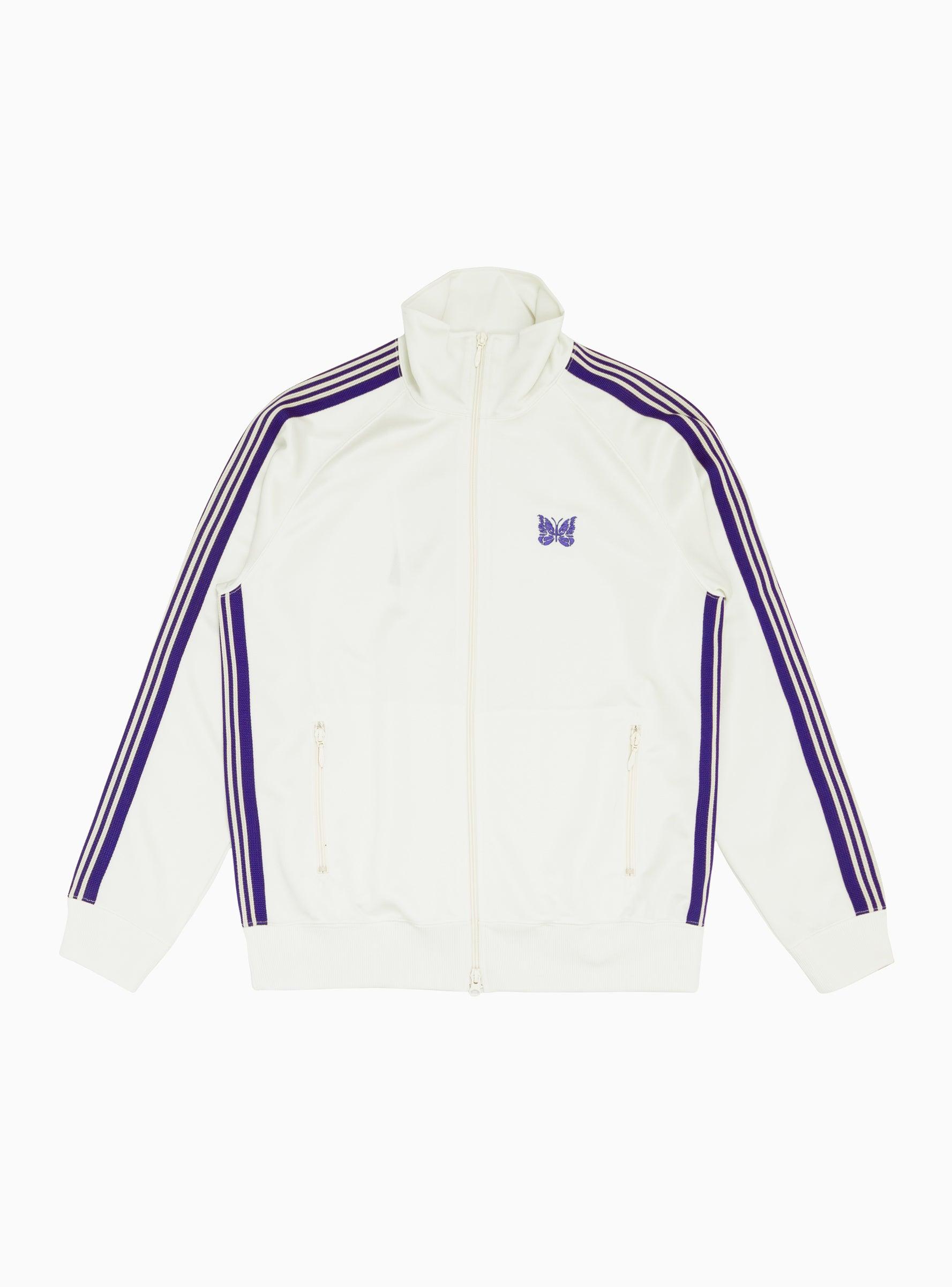 Needles Poly Smooth Track Jacket Ice White for Men | Lyst