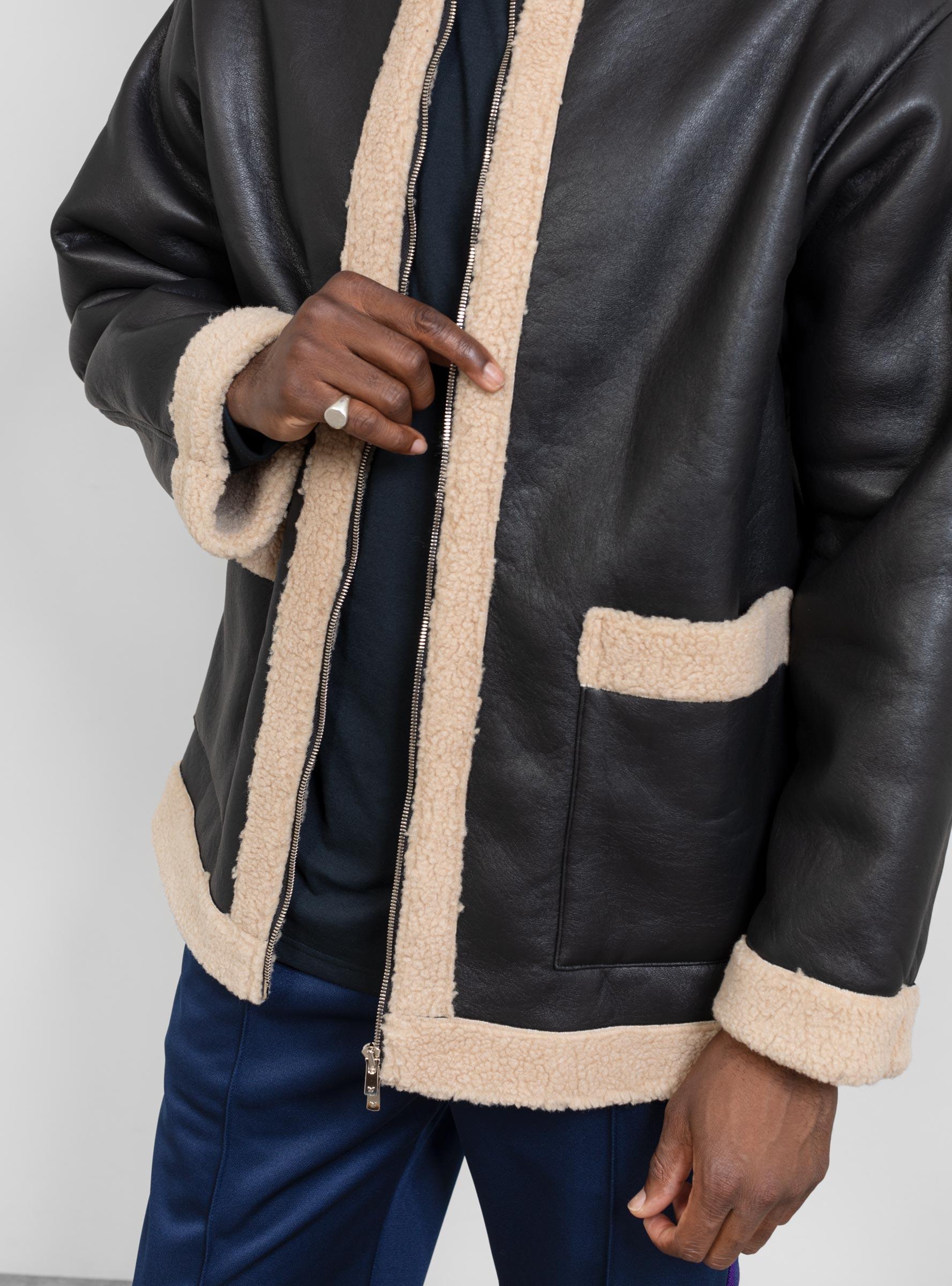 Needles ニードルズ Zipped Tibetan Jacket smk-koperasi.sch.id