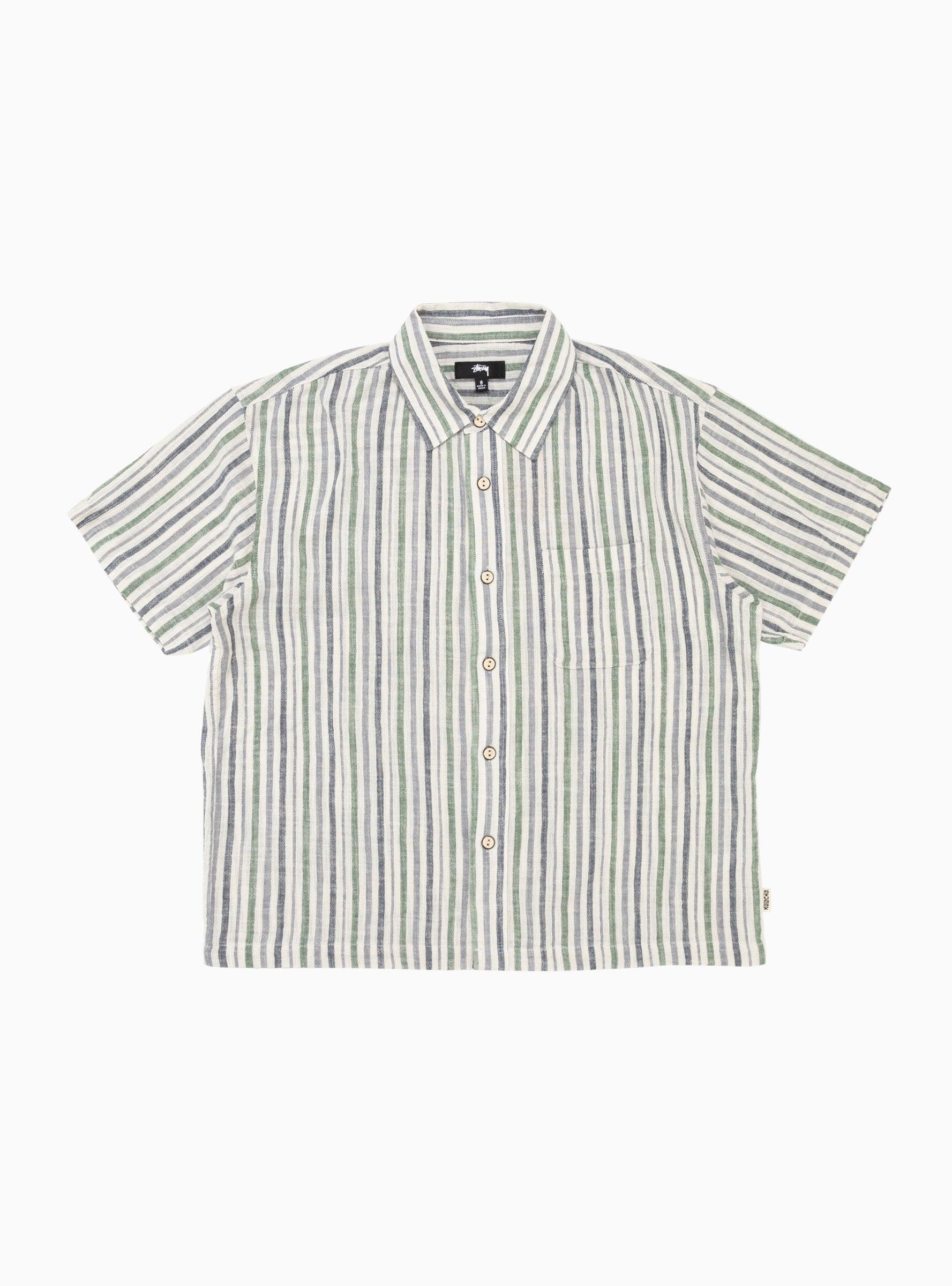 新作登場格安】 stussy 22ss wrinkly cotton gauze shirt ahGZ9