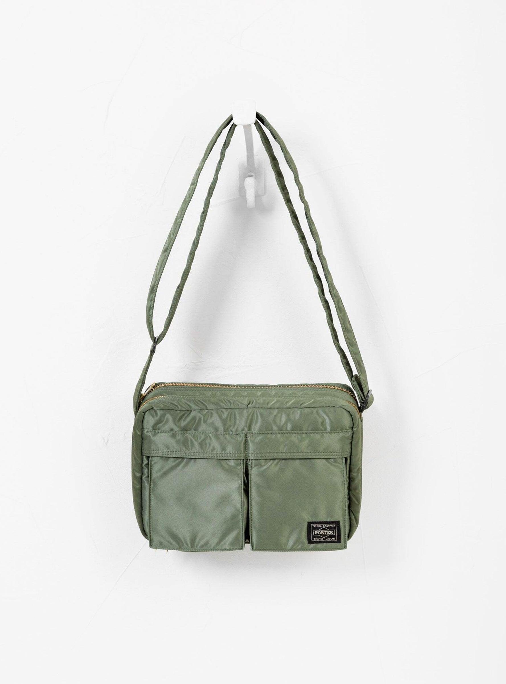 Porter Yoshida Tanker Shoulder Bag (1st Class) – Sage Green