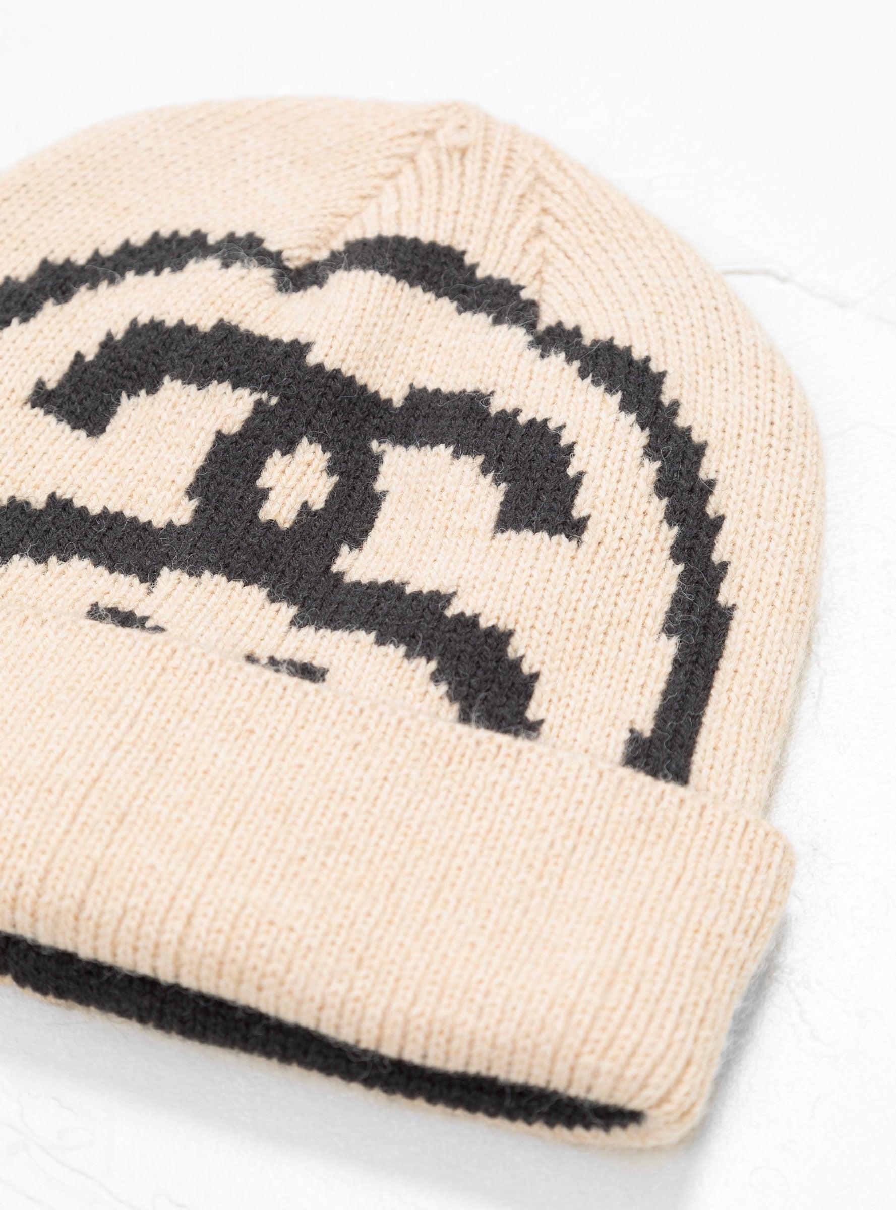 Stussy Big Link Cuff Beanie Natural for Men | Lyst