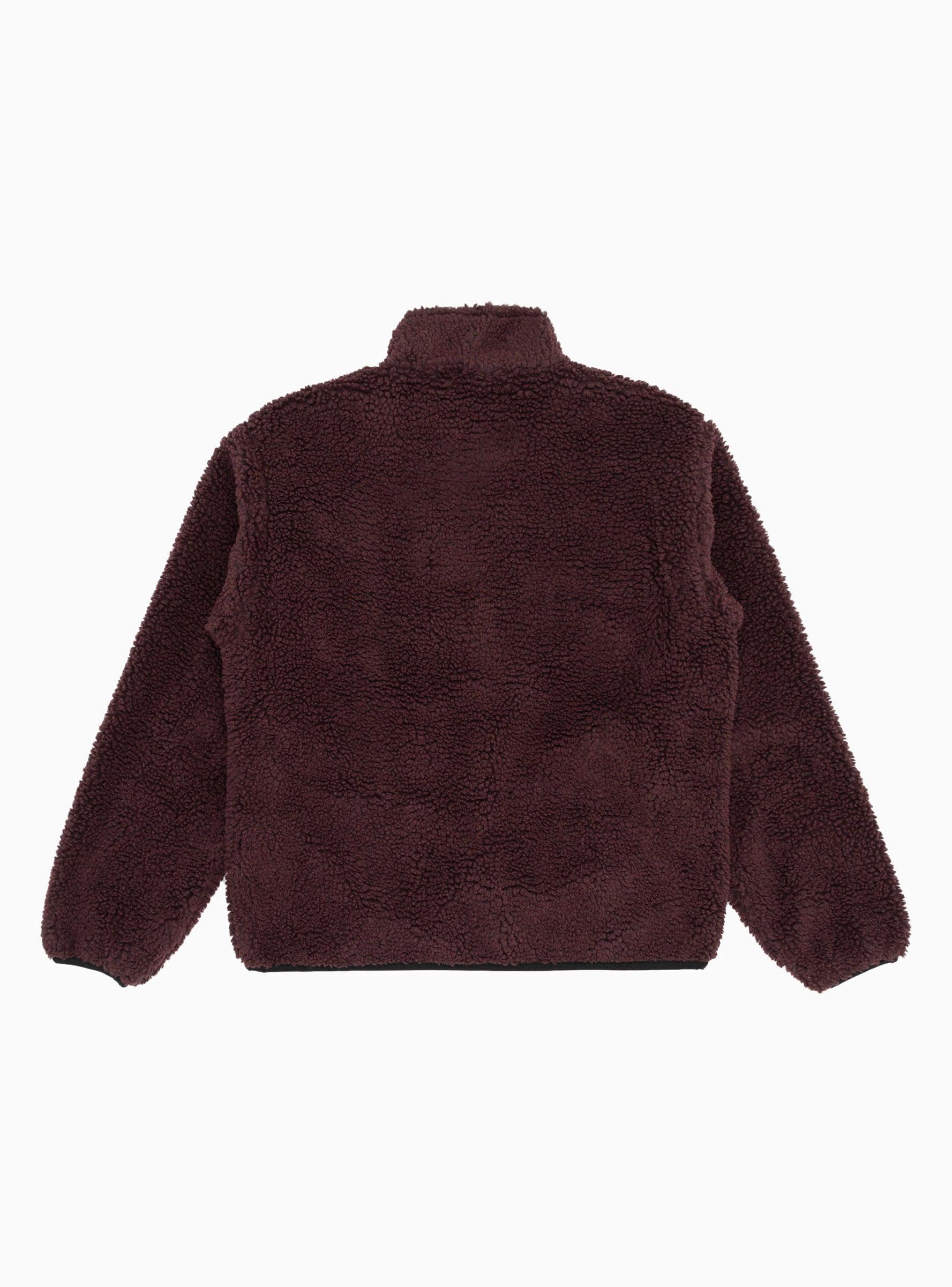 Burgundy hotsell sherpa jacket