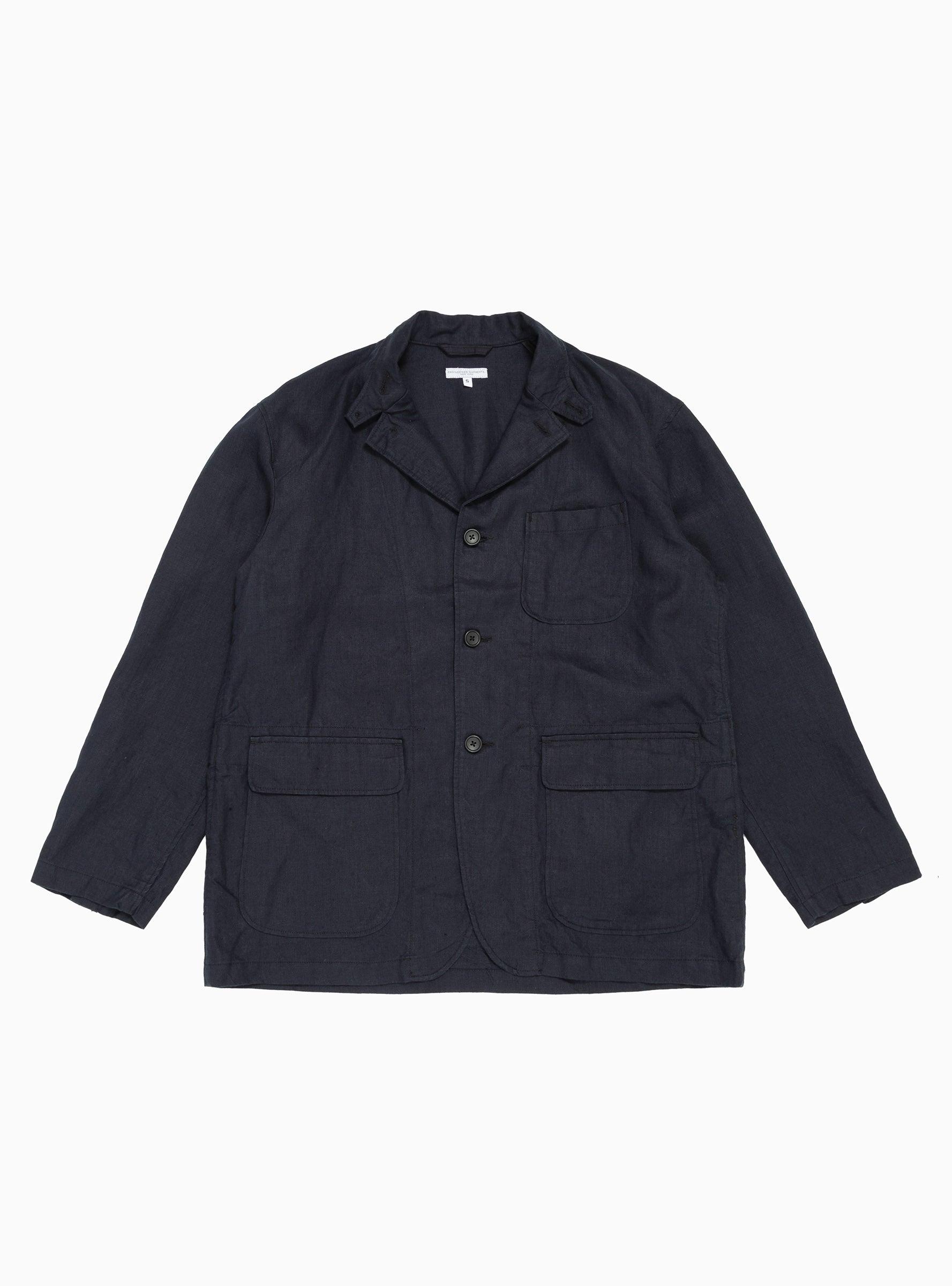 Engineered Garments Loiter Linen Twill Jacket Navy in Blue for Men Lyst
