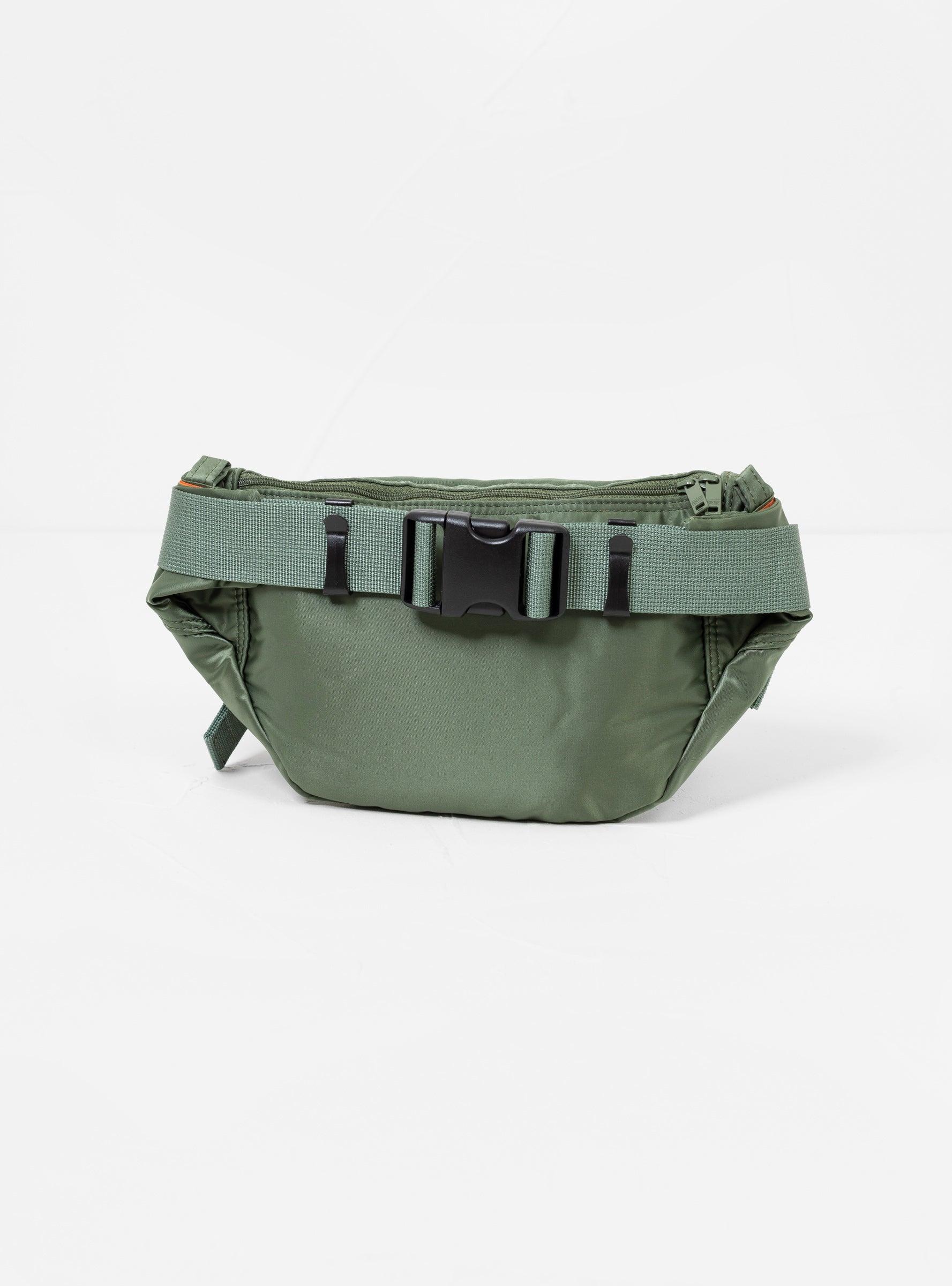 Porter-Yoshida and Co Synthetic Tanker Small Waist Bag Sage Green 