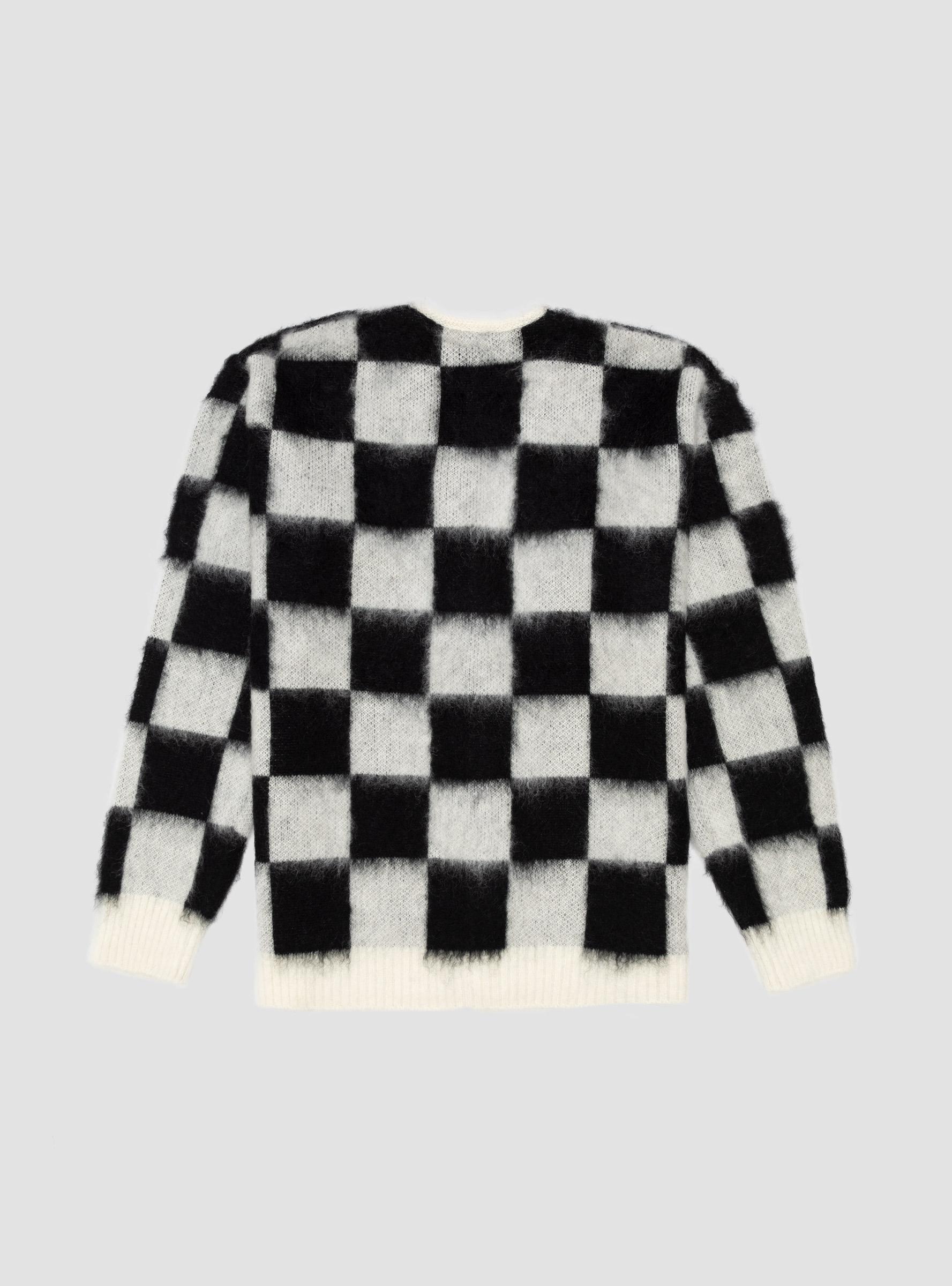 Needles Wool Mohair Cardigan Checkered in Black for Men - Lyst