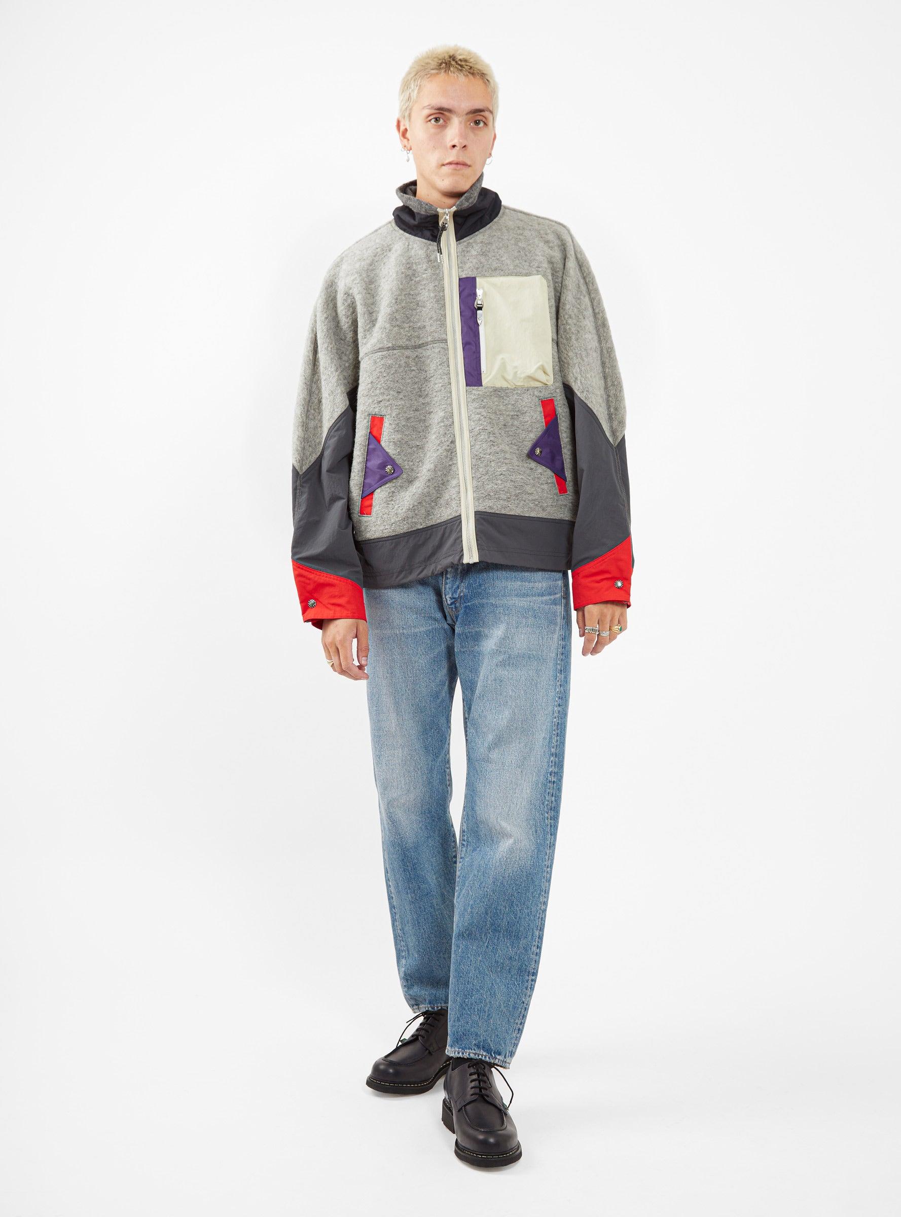 Toga Virilis Wool Jersey Blouson Jacket Grey for Men | Lyst Canada