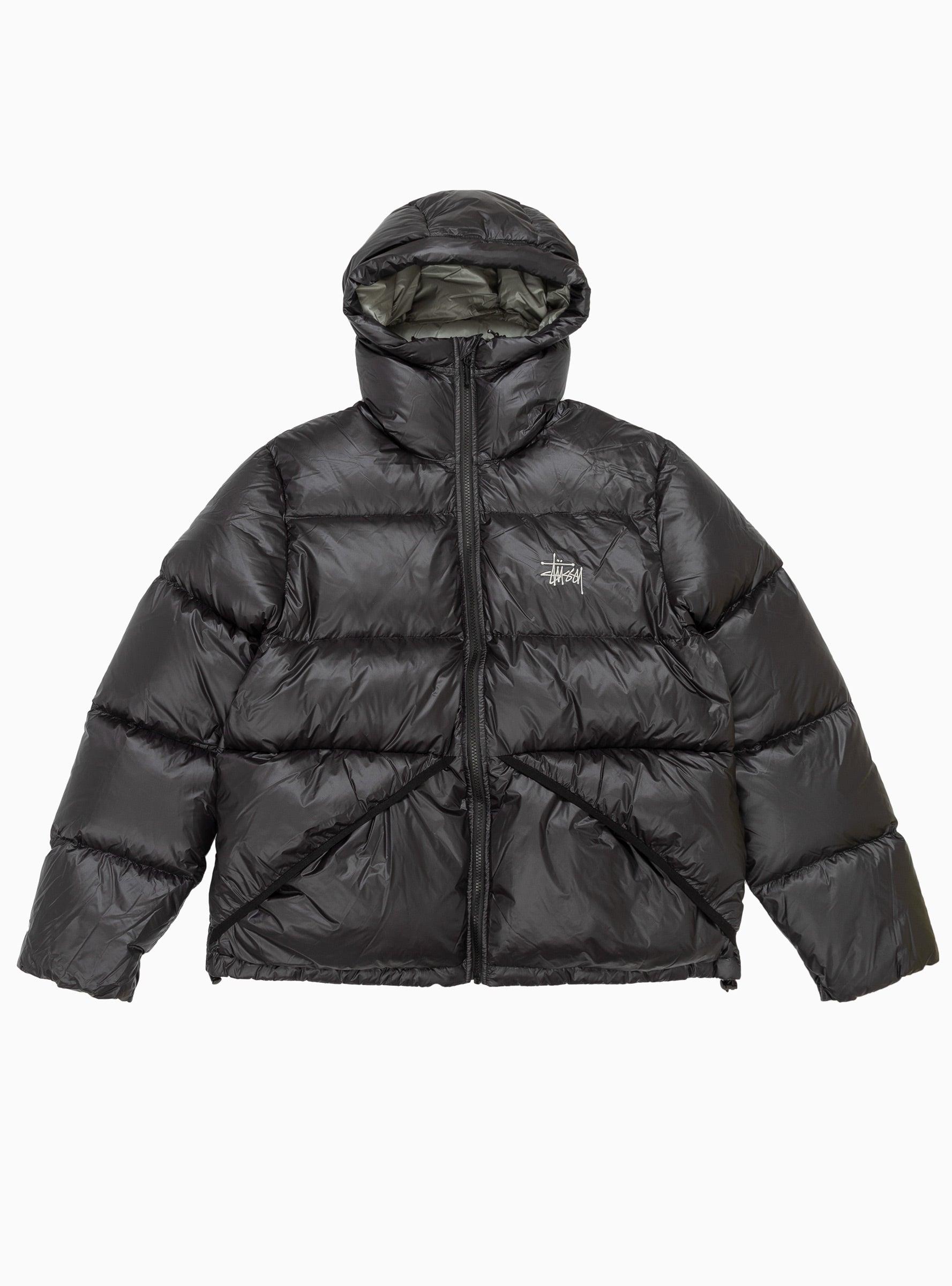 Stussy Micro Ripstop Down Puffer Jacket Black for Men | Lyst