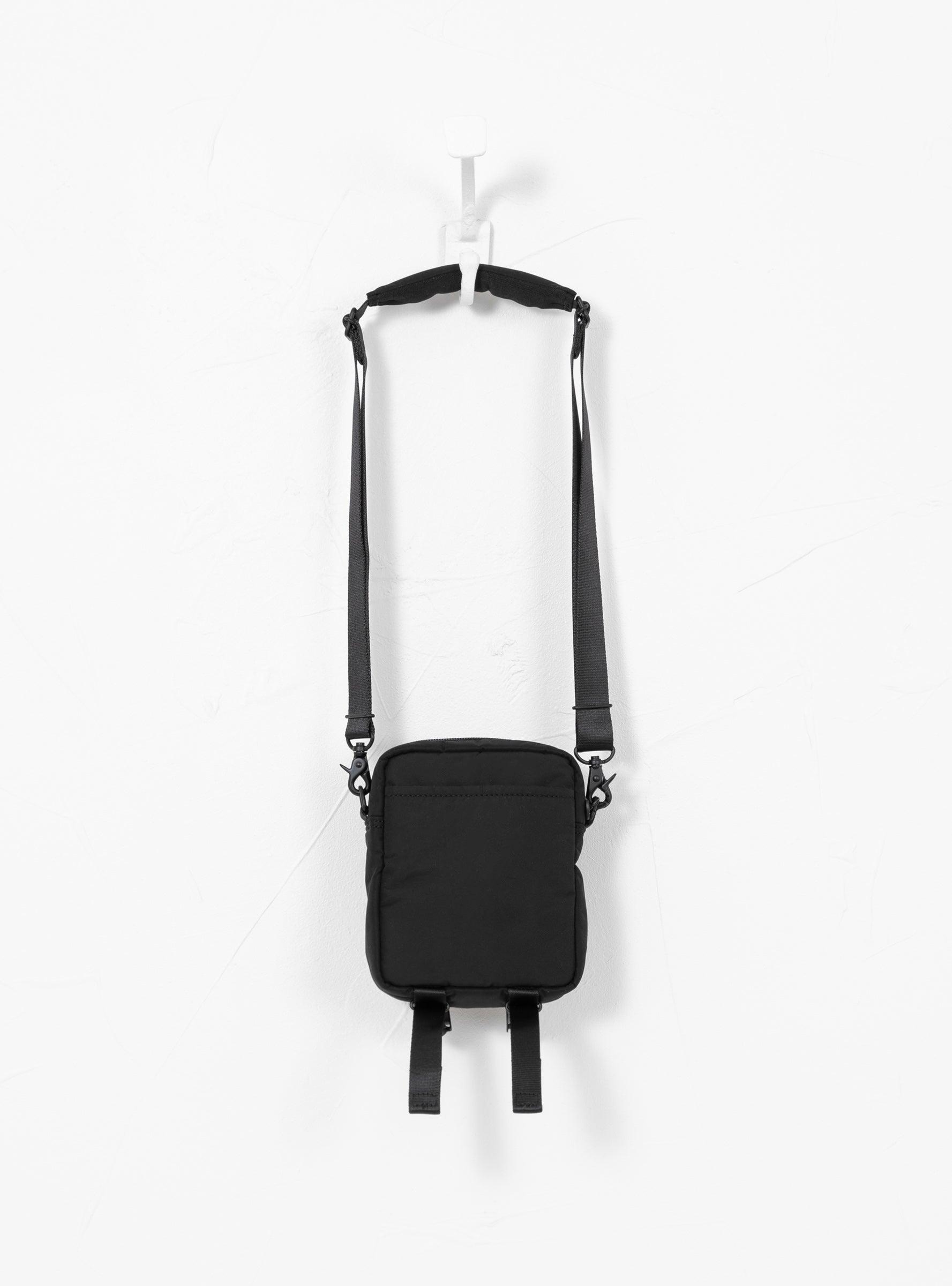Porter-Yoshida and Co Senses Vertical Shoulder Bag Black in White