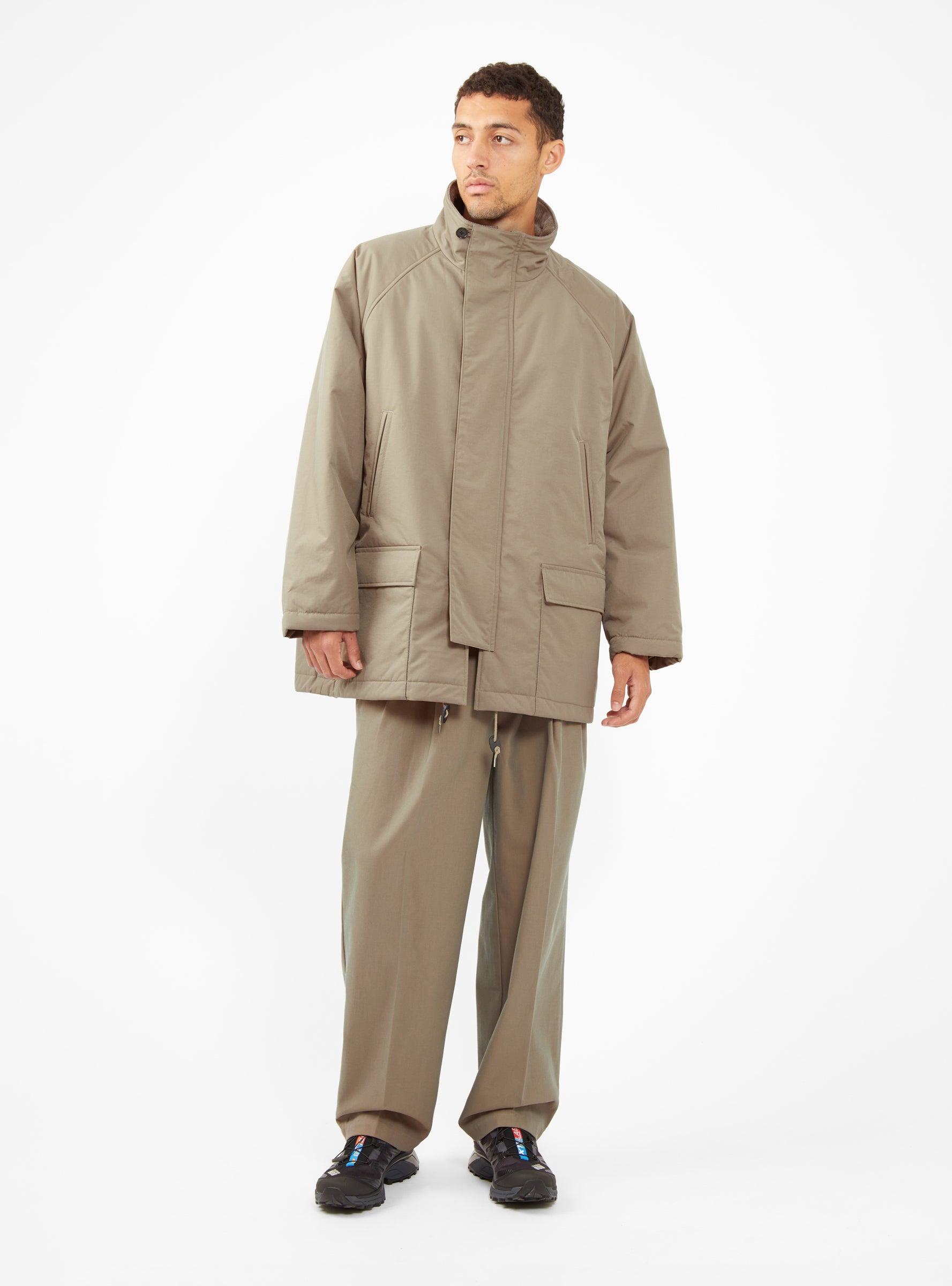 Still By Hand Padded Half Coat Camel in Natural for Men | Lyst