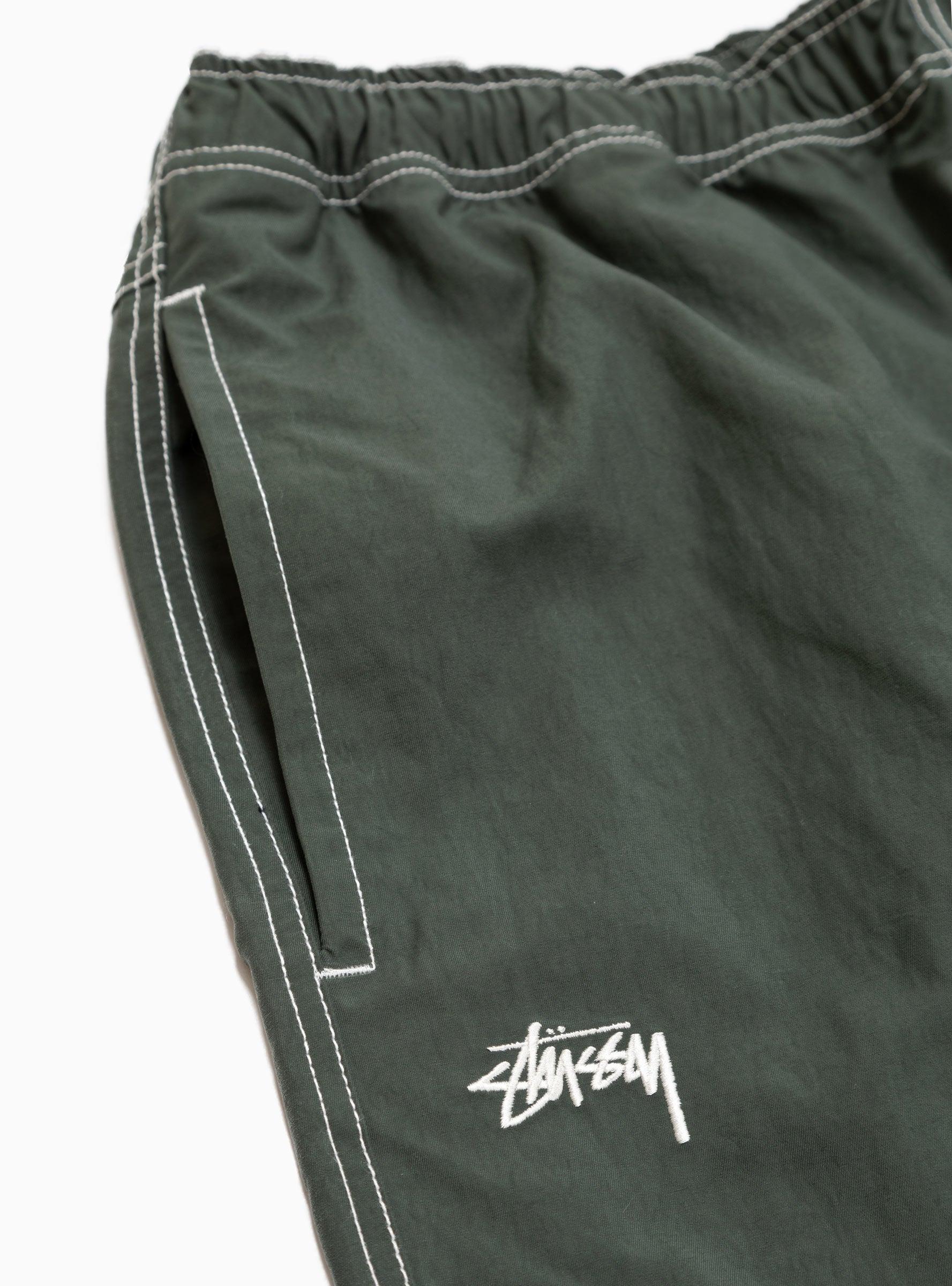 Stussy Nylon Folsom Beach Pant Spruce Green for Men | Lyst