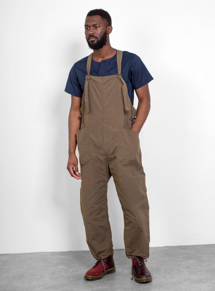 Engineered Garments Overalls 4.5oz Waxed Cotton in Green for Men