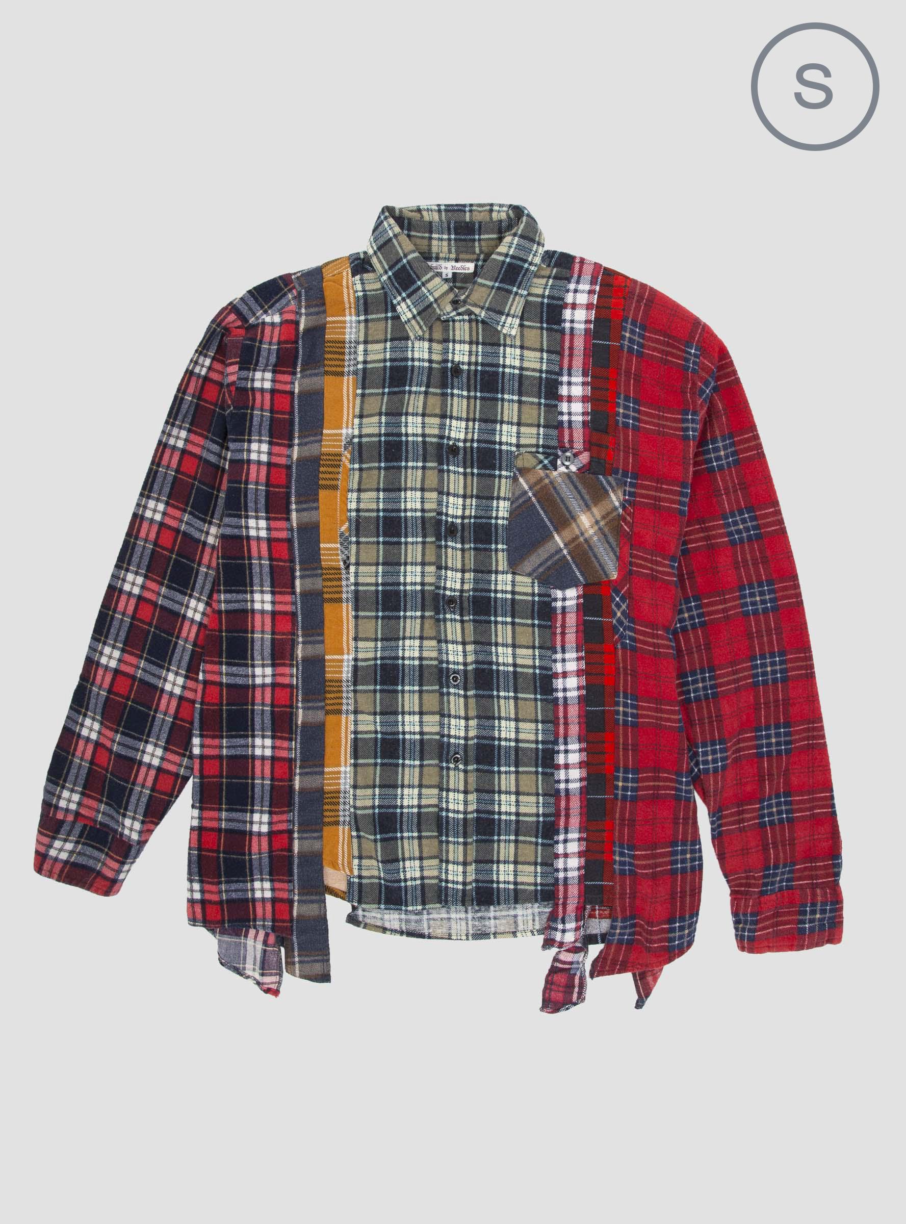 Needles Rebuild 7 Cuts Flannel Shirt 