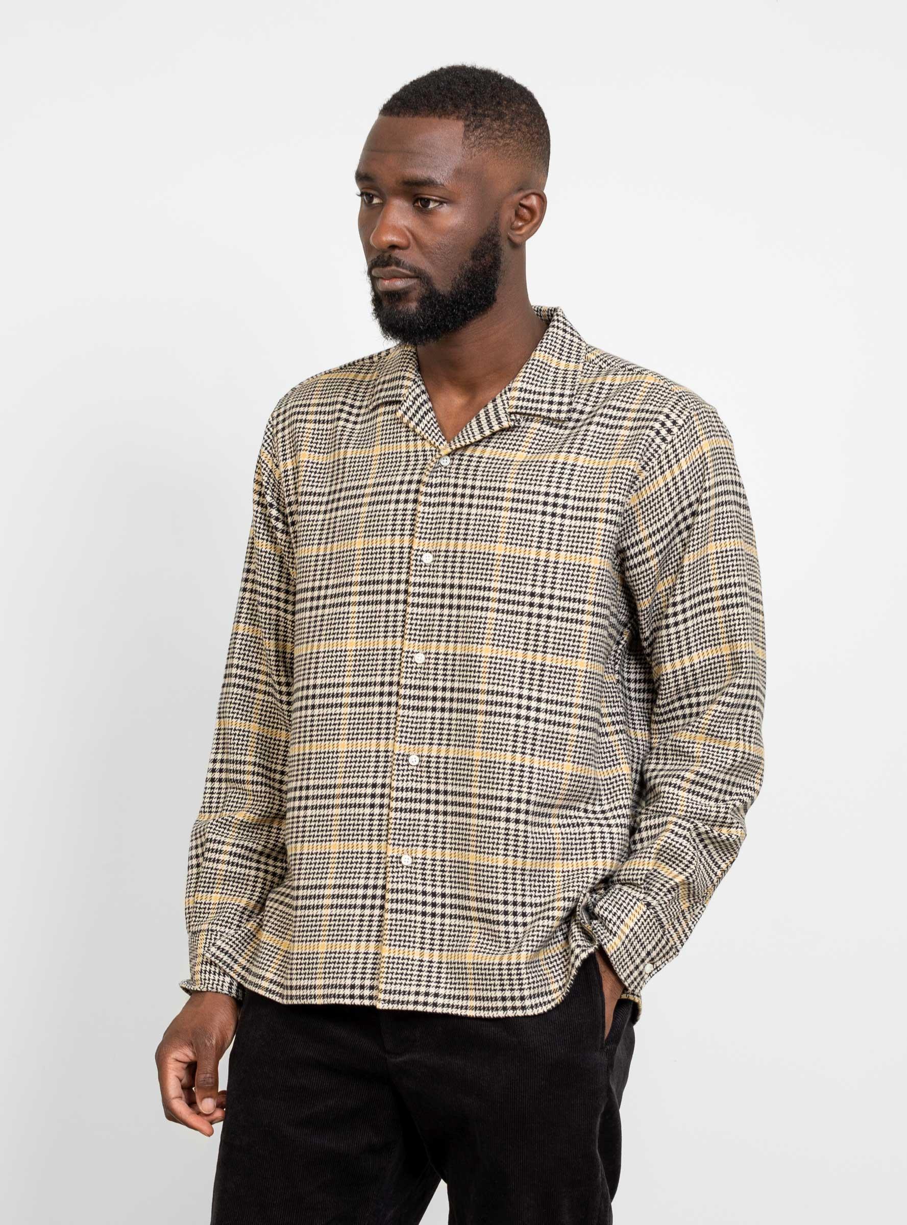 gitman vintage tweed shirt