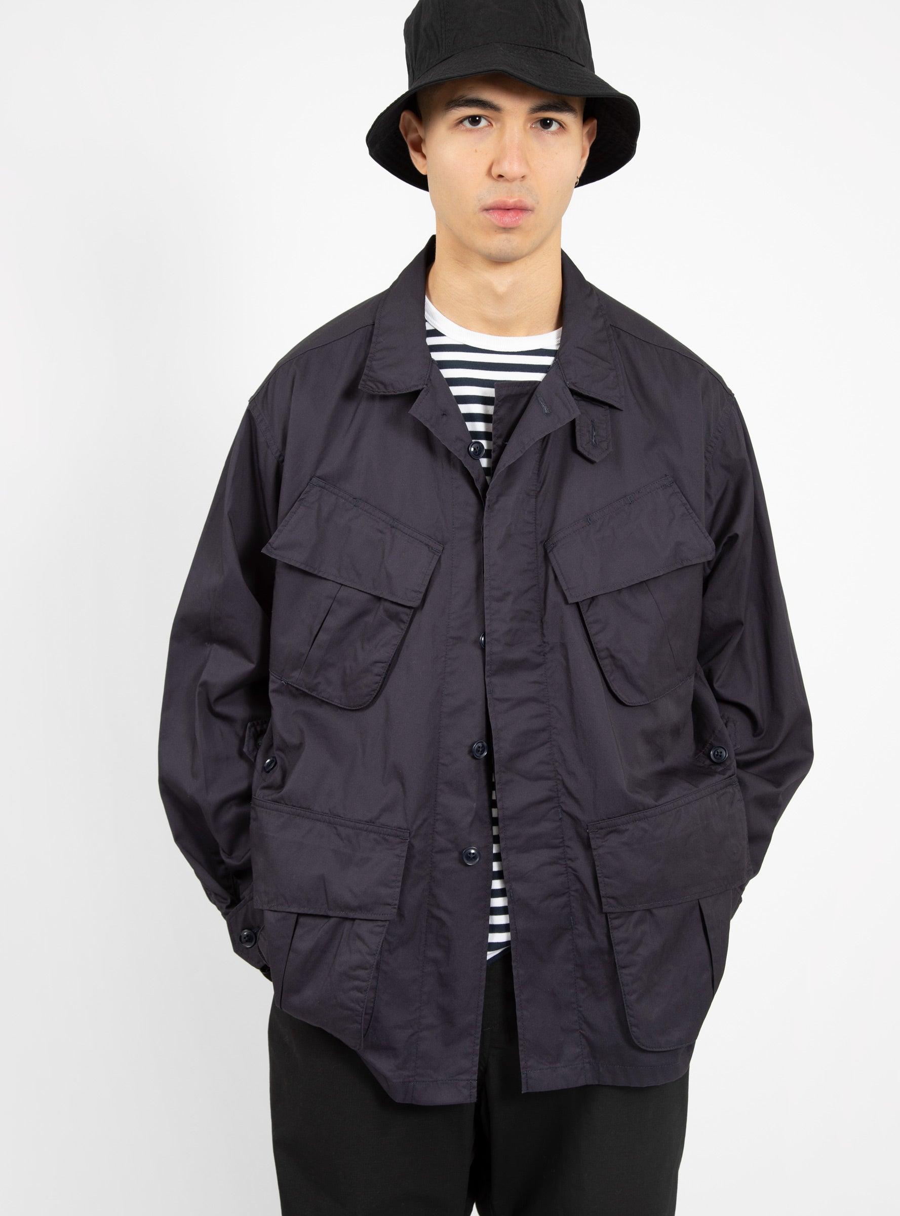 Engineered Garments Jungle Fatigue Jacket Dark Navy Highcount