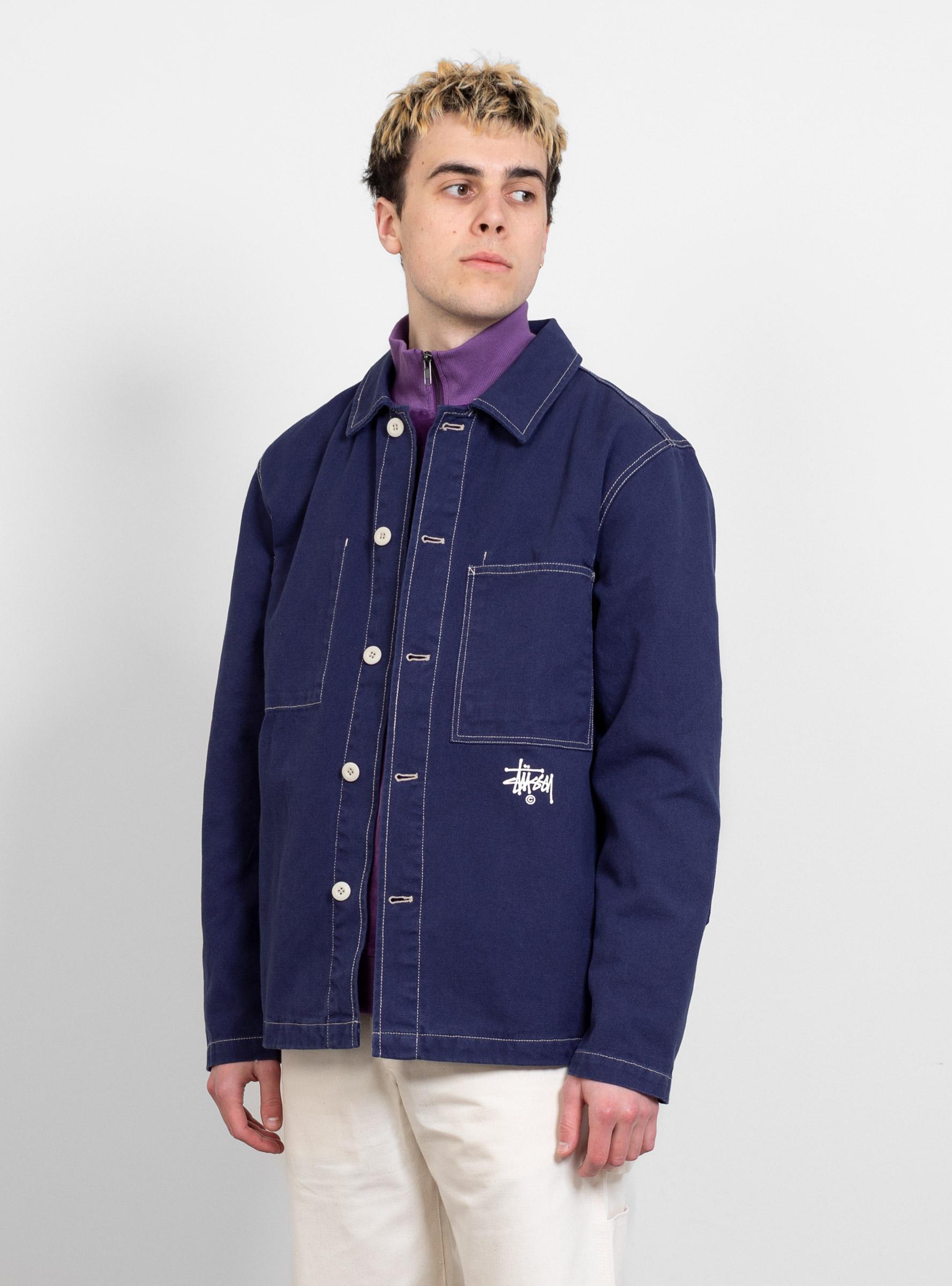 navy canvas jacket