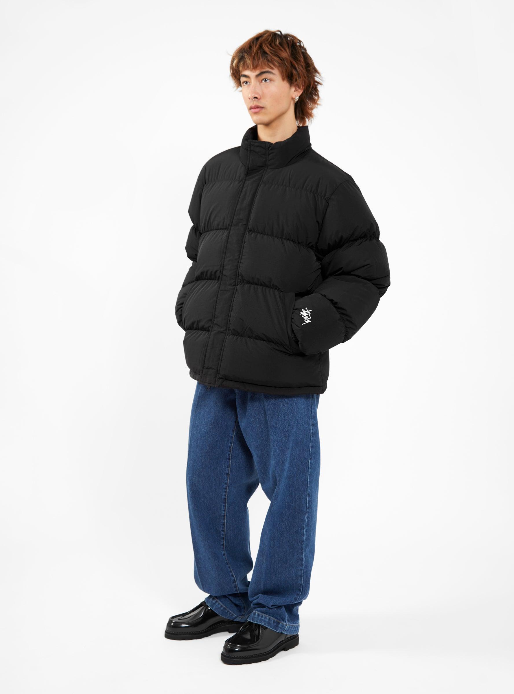 Stussy Ripstop Down Puffer Jacket Black for Men | Lyst