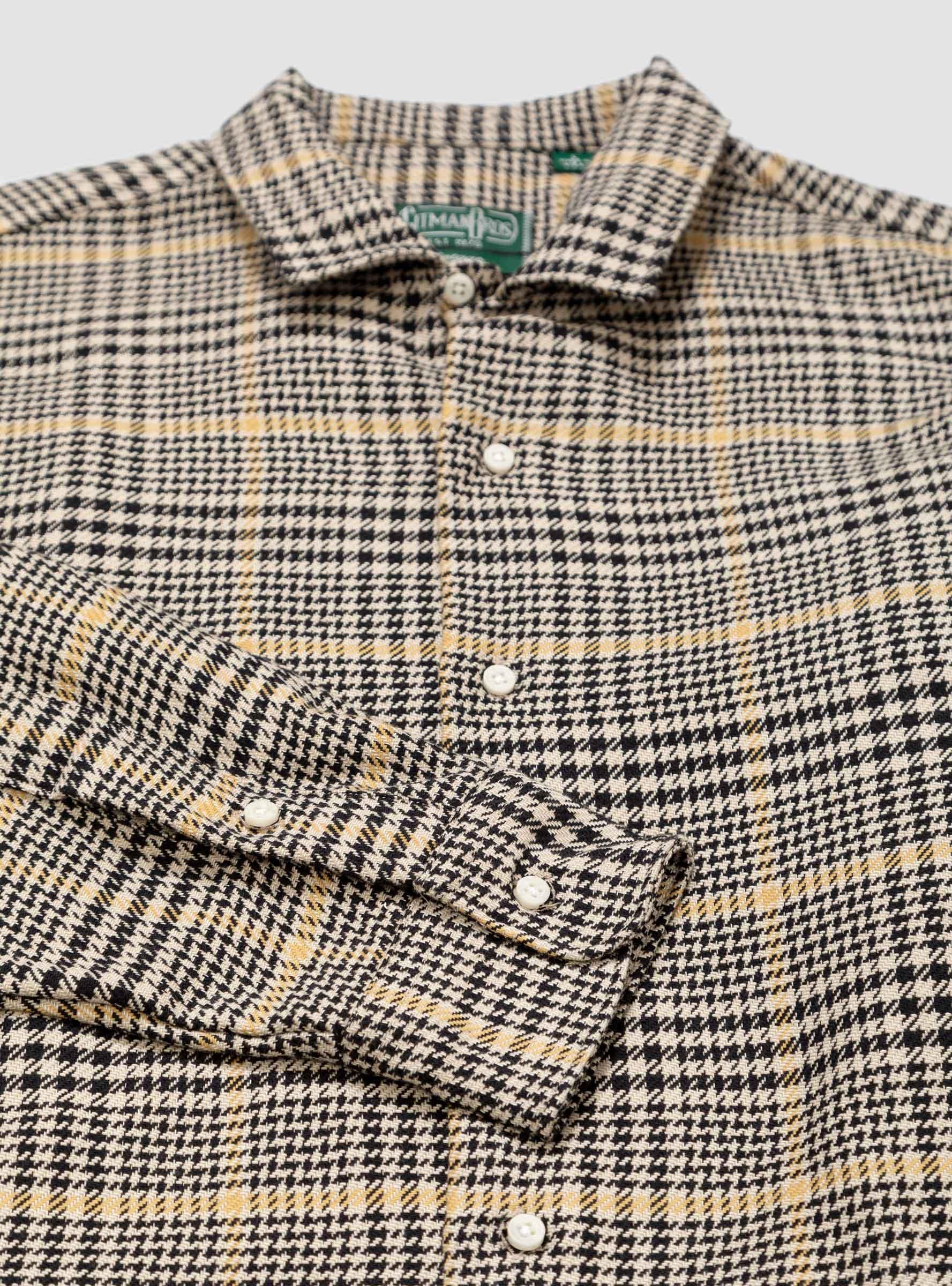 gitman vintage tweed shirt