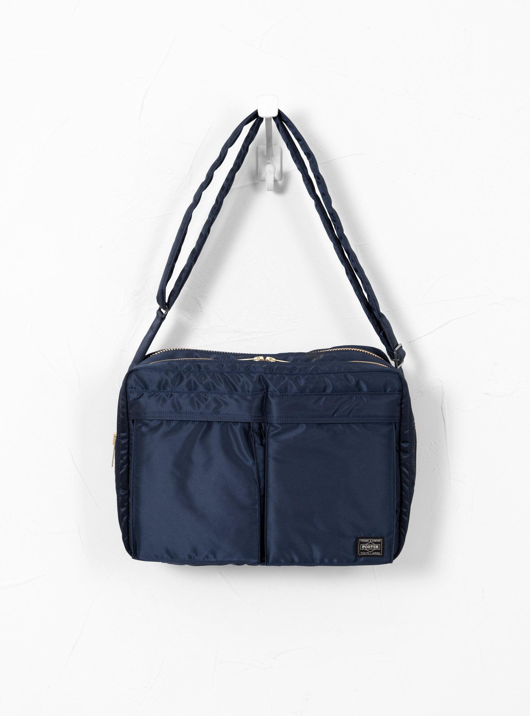 Porter-Yoshida and Co Tanker Xl Shoulder Bag Iron Blue for Men