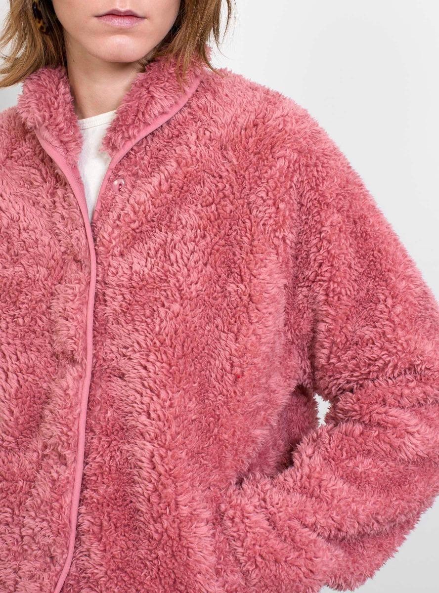Pink brand fuzzy jacket Clearance