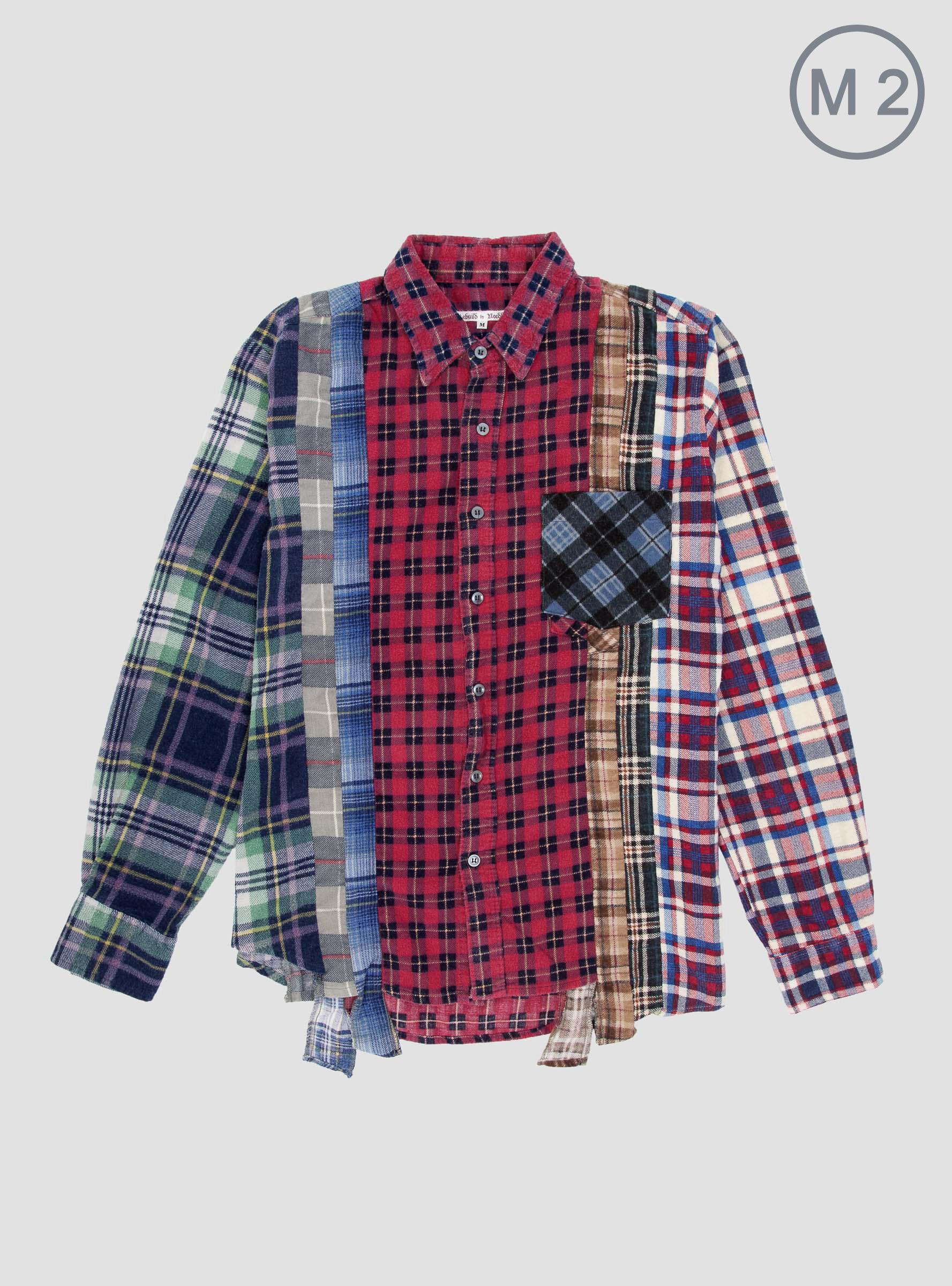 Needles Rebuild 7 Cuts Flannel Shirt 