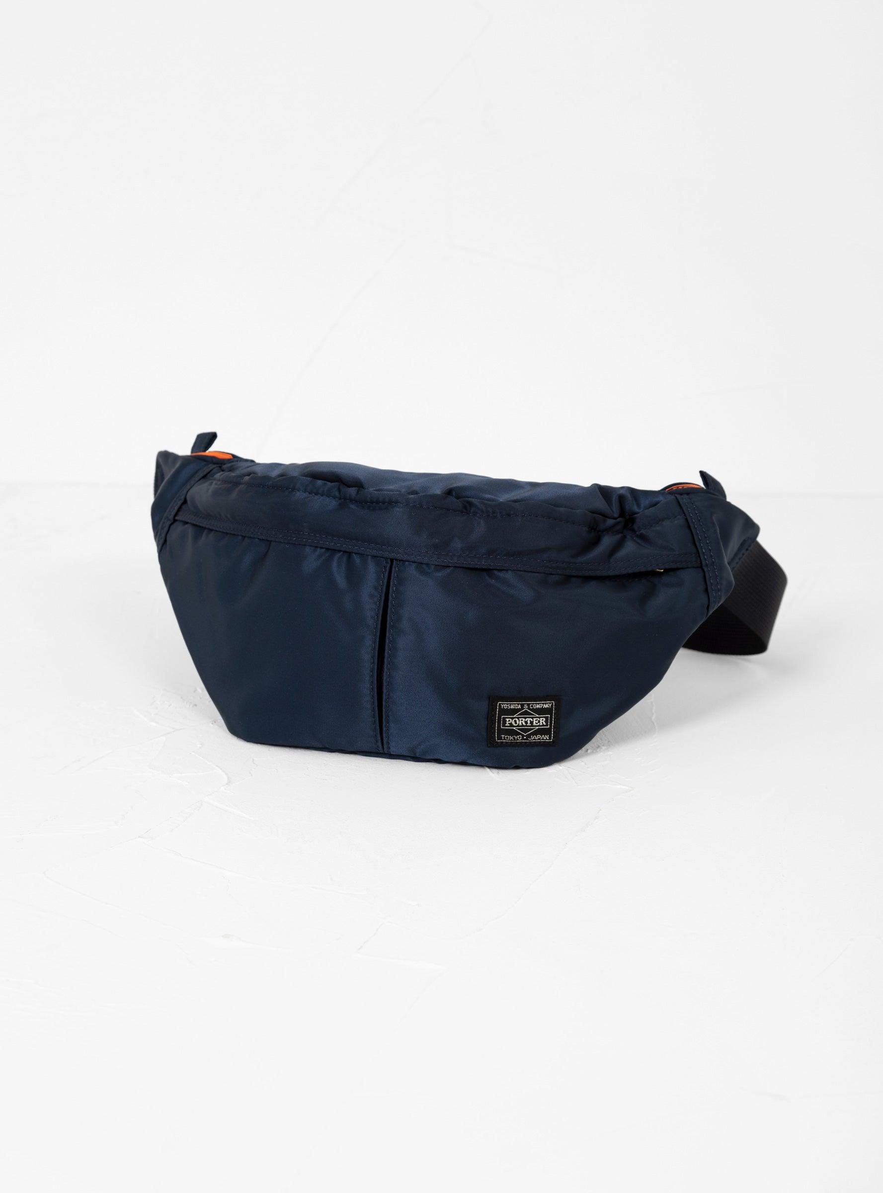 Porter-Yoshida and Co Tanker Waist Bag Small Iron Blue for Men | Lyst
