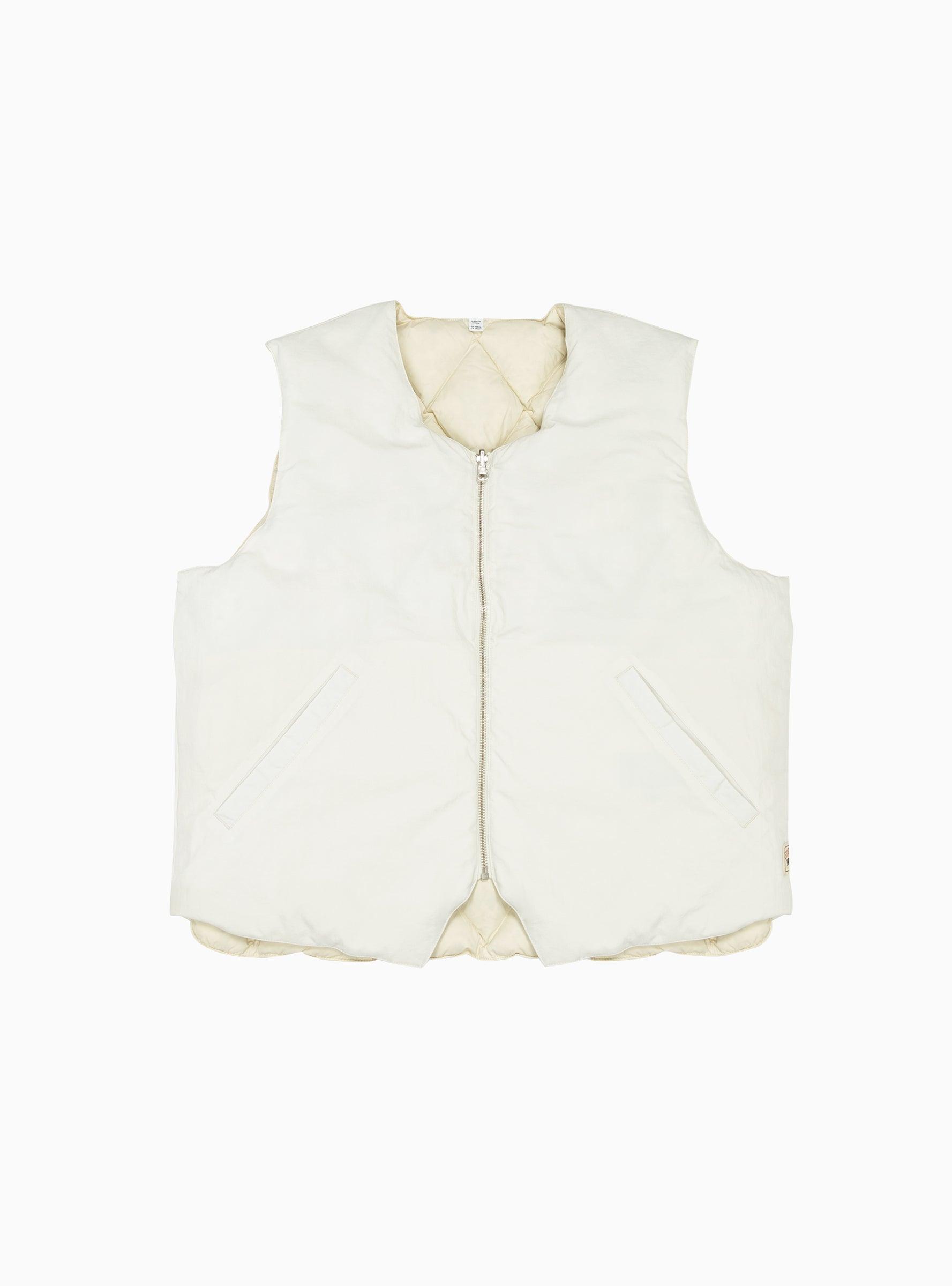 Stussy Reversible Quilted Vest Cream in White for Men | Lyst