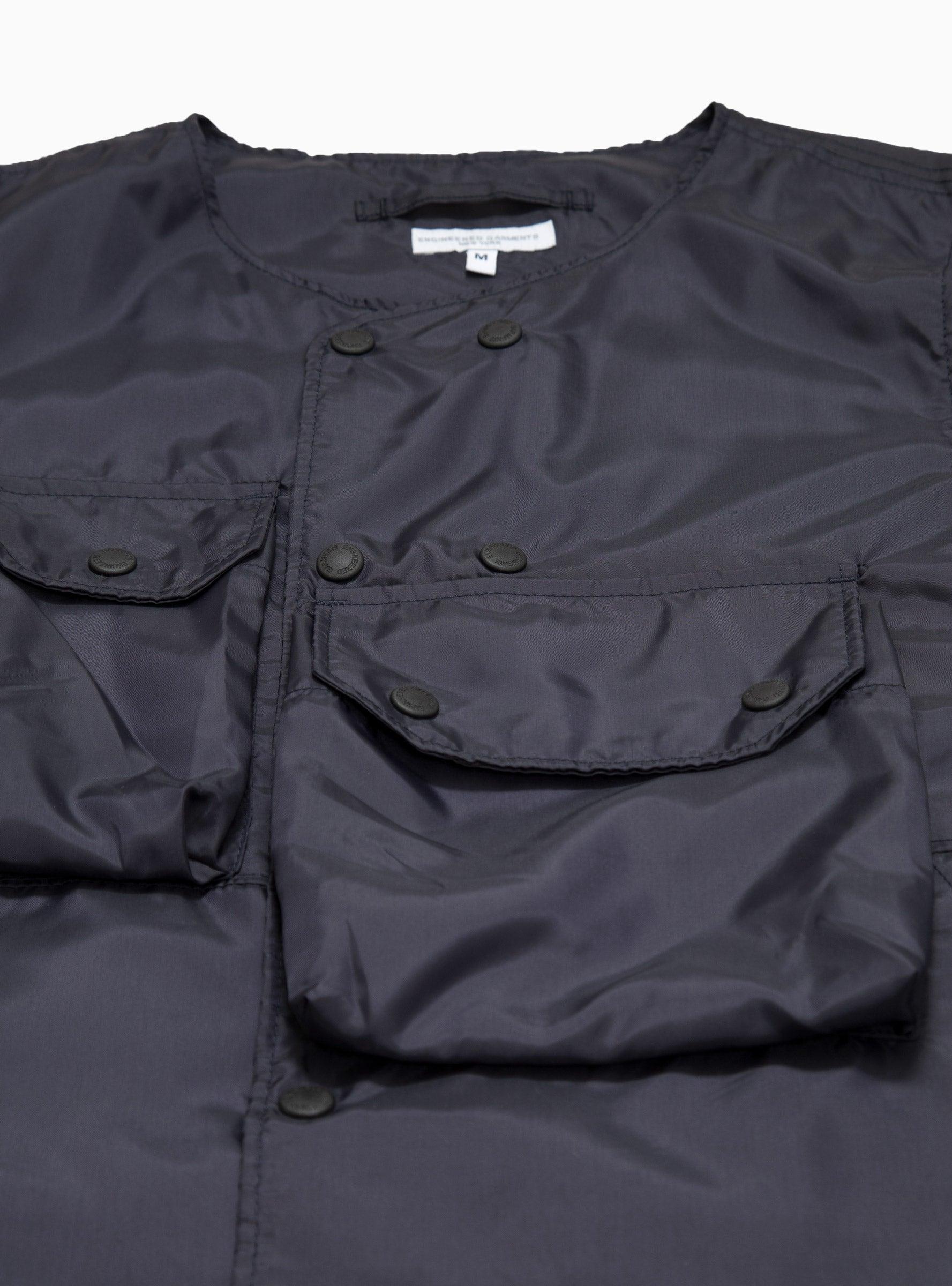 Engineered Garments Cover Vest Dark Navy in Blue for Men | Lyst